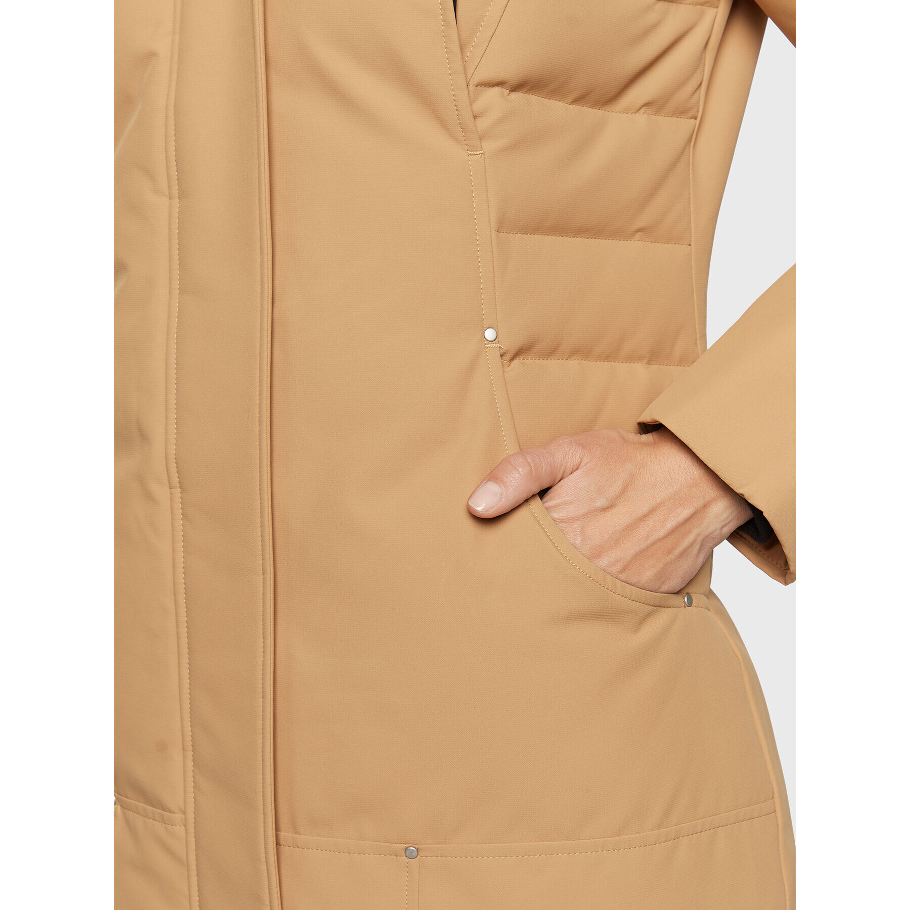 Moose Knuckles Парка Cloud Parka M32LP223 Бежов Slim Fit - Pepit.bg