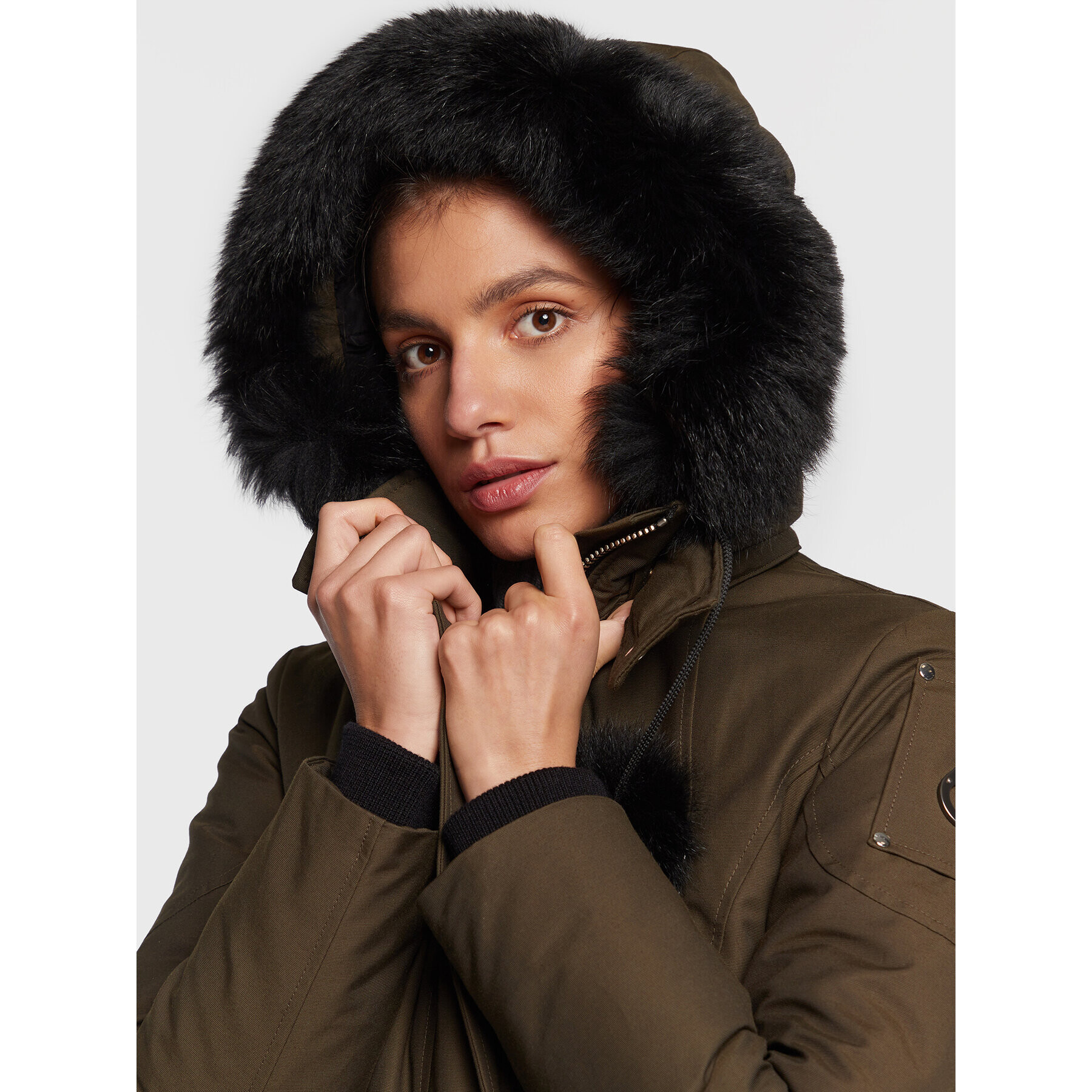 Moose Knuckles Парка Original Stirling MK2003LP Зелен Regular Fit - Pepit.bg
