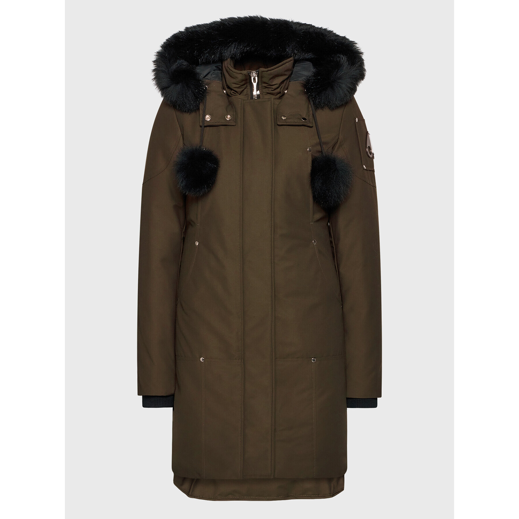 Moose Knuckles Парка Original Stirling MK2003LP Зелен Regular Fit - Pepit.bg