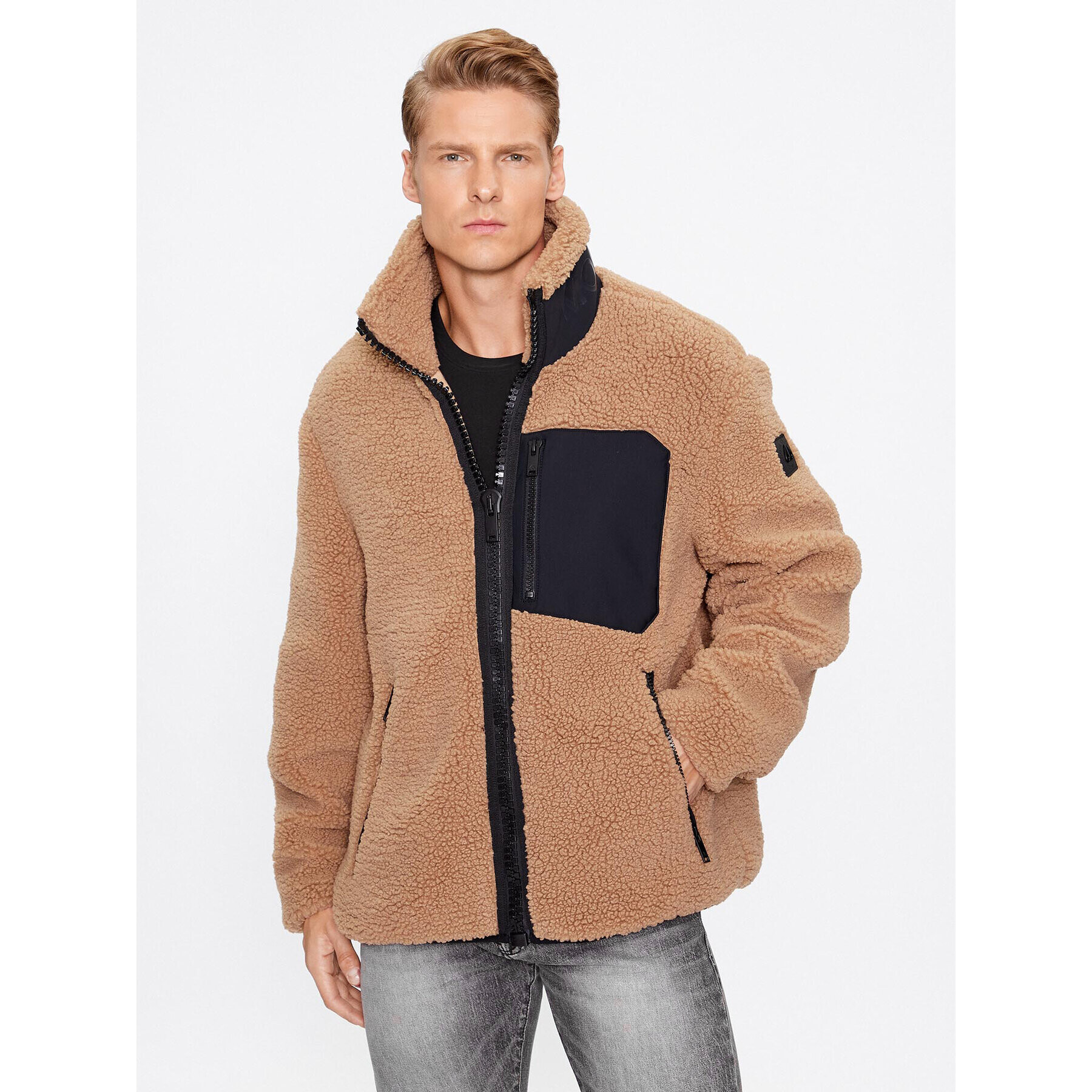 Moose Knuckles Преходно яке Saglek M32MS618 Кафяв Regular Fit - Pepit.bg
