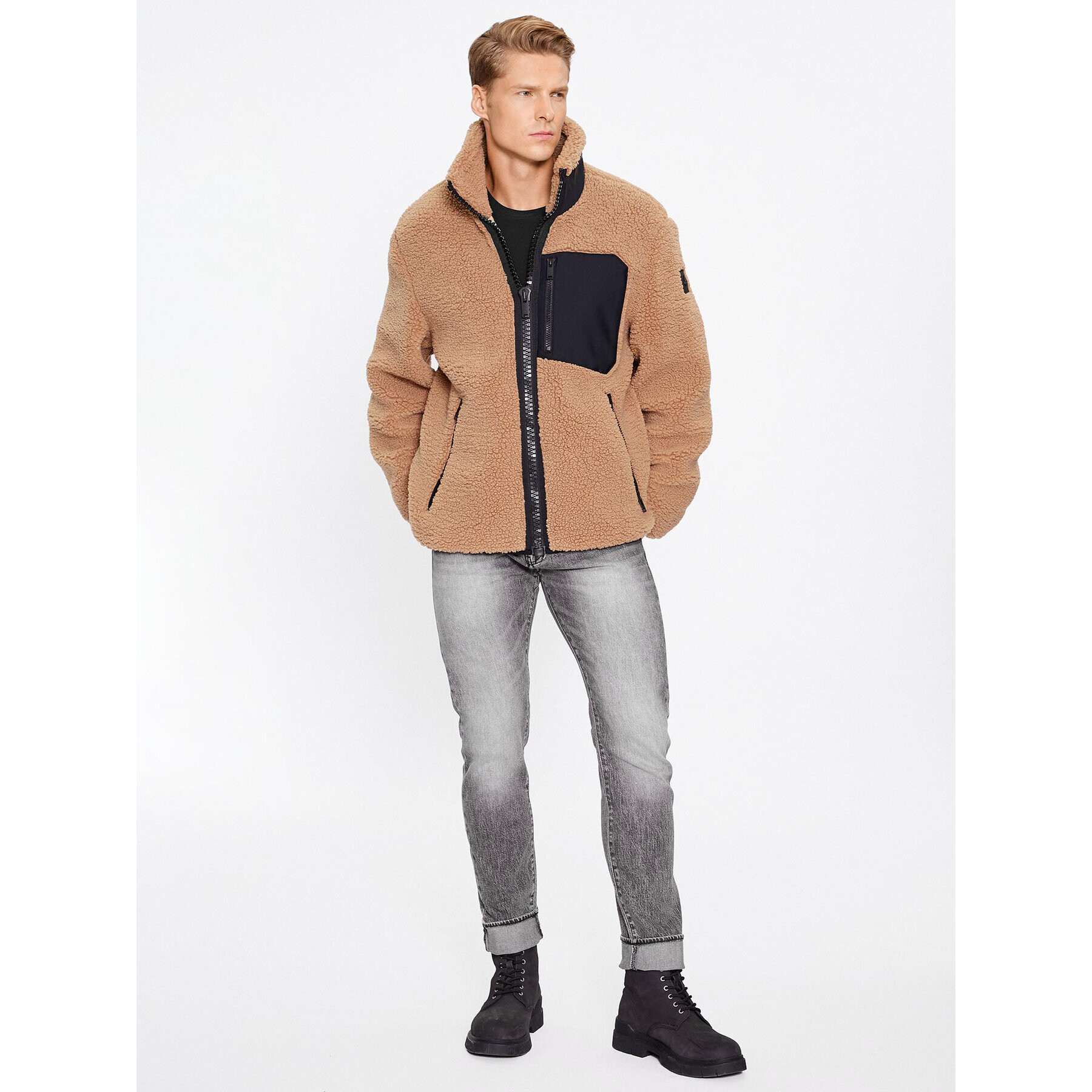 Moose Knuckles Преходно яке Saglek M32MS618 Кафяв Regular Fit - Pepit.bg
