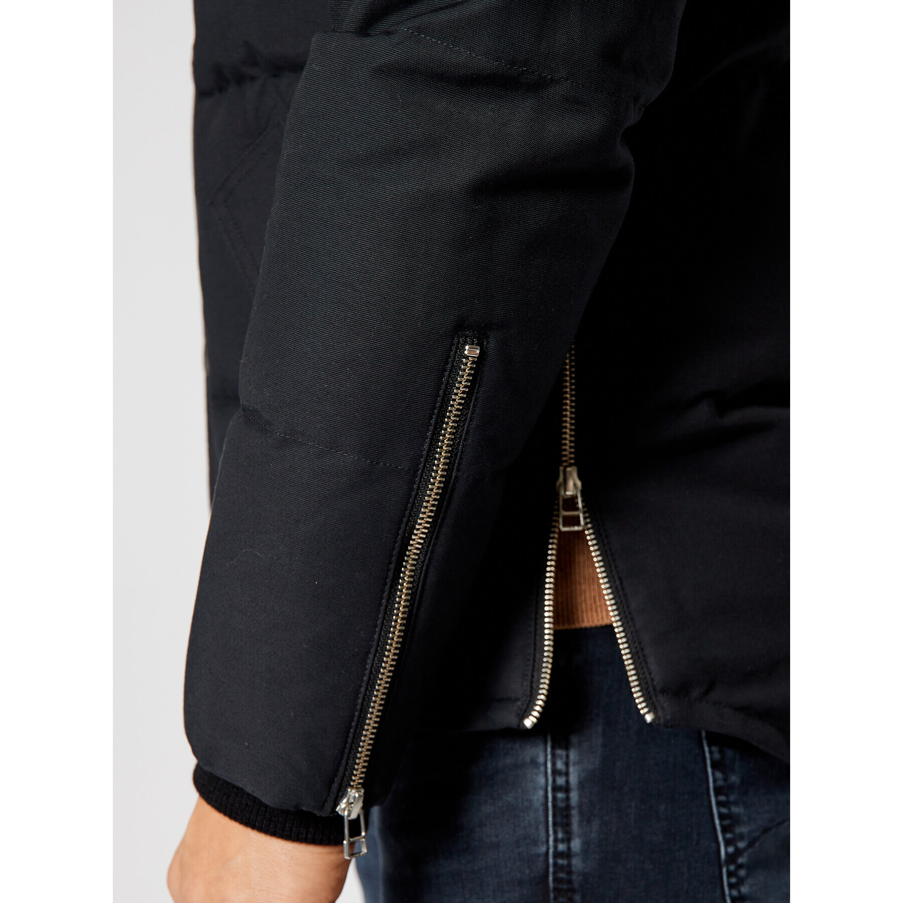 Moose Knuckles Пухено яке 3Q Jacket MK2228M3Q Тъмносин Regular Fit - Pepit.bg