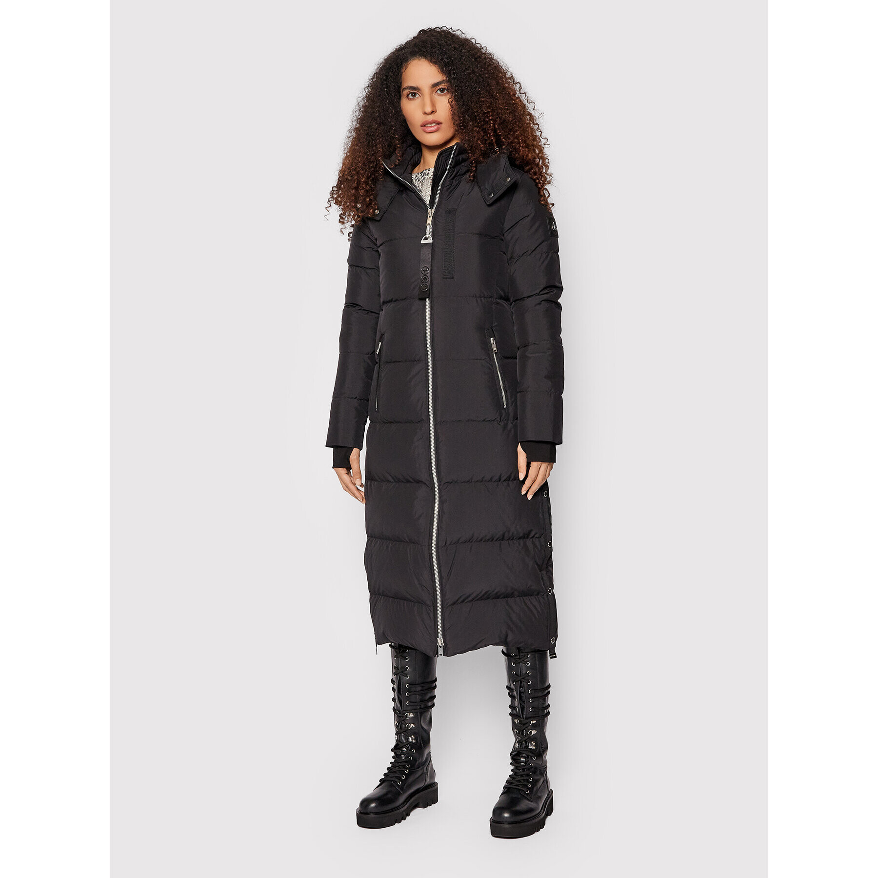 Moose Knuckles Пухено яке Jocada M31LP225 Черен Slim Fit - Pepit.bg