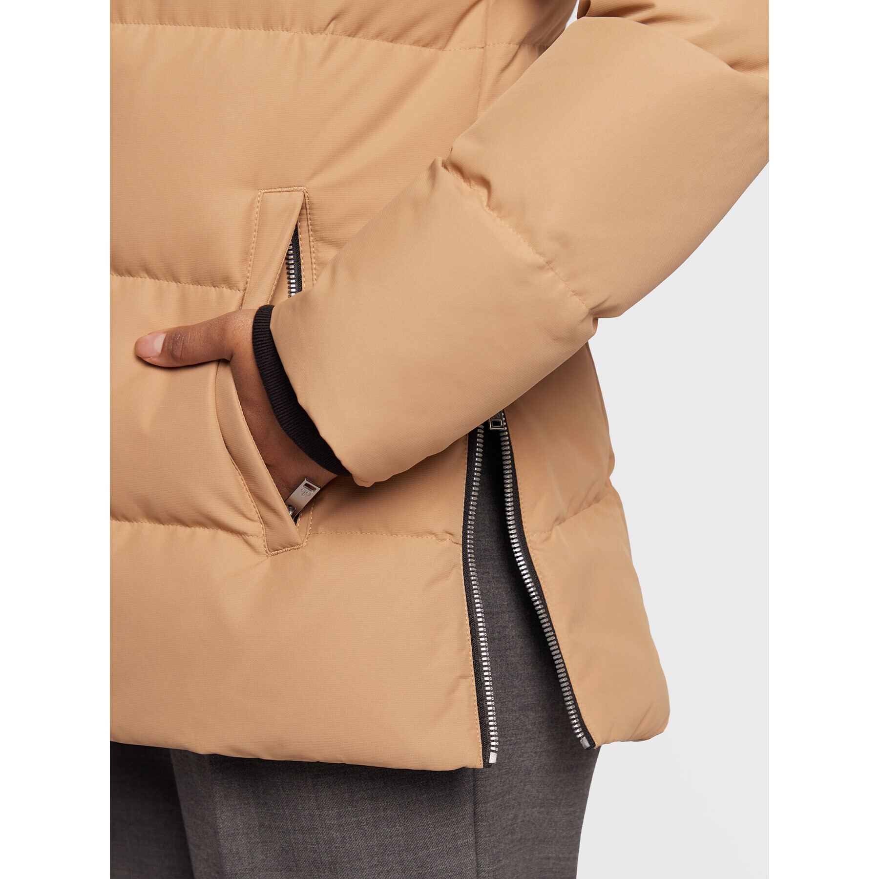 Moose Knuckles Пухено яке M32LJ179 Бежов Regular Fit - Pepit.bg