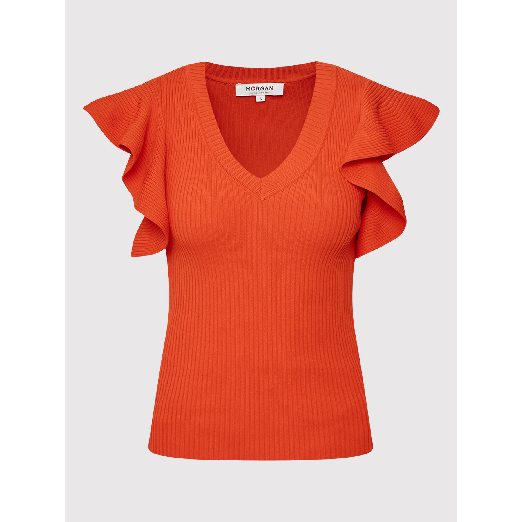 Morgan Блуза 221-MONY Оранжев Slim Fit - Pepit.bg