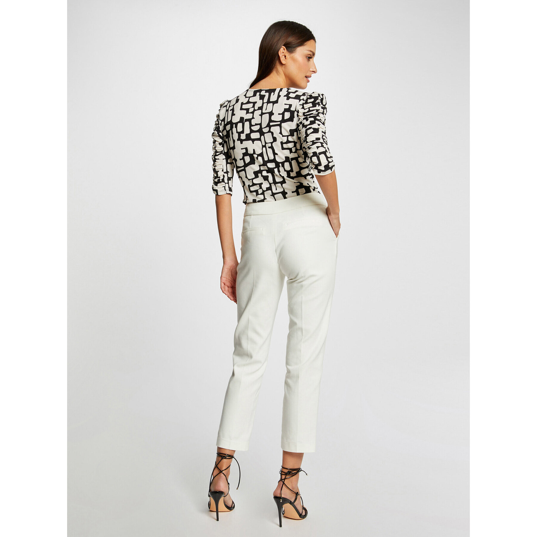 Morgan Блуза 231-TLOLA Екрю Slim Fit - Pepit.bg