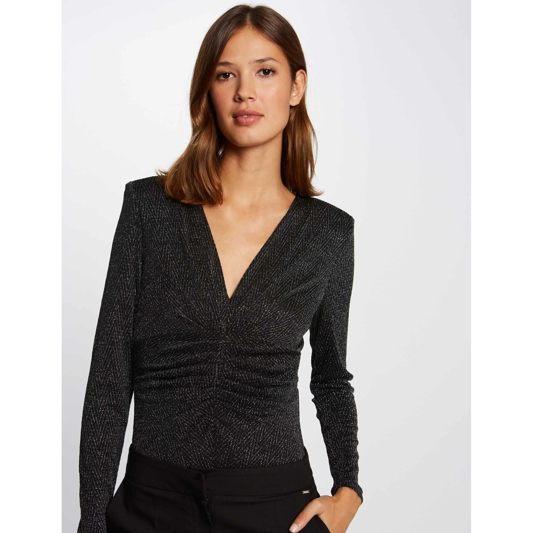 Morgan Боди 212-TIRO Черен Slim Fit - Pepit.bg