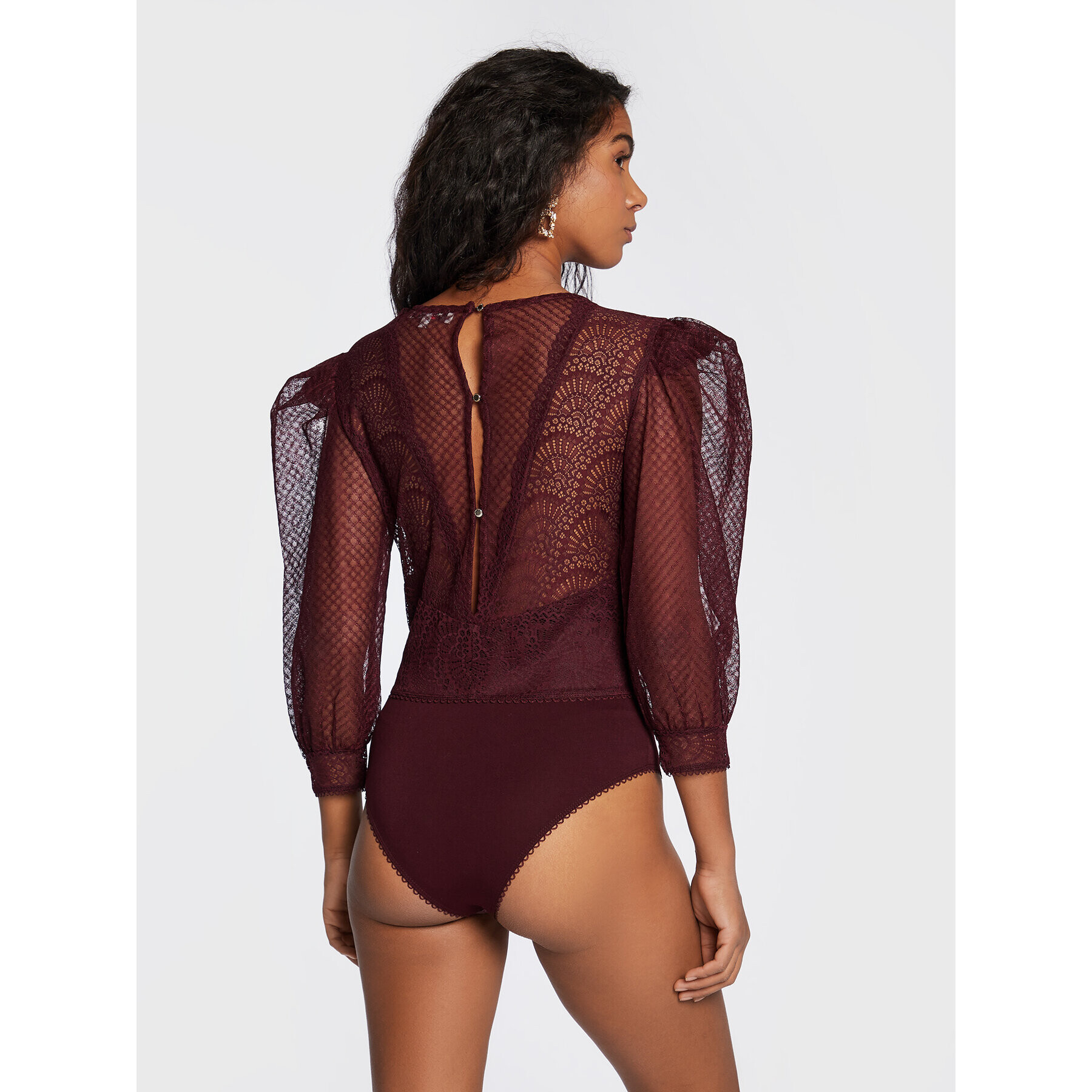 Morgan Боди 222-TIFEN Бордо Slim Fit - Pepit.bg