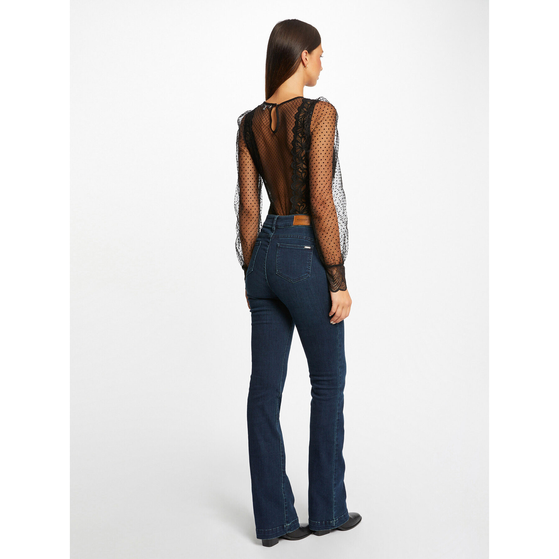 Morgan Боди 232-TALIO Черен Slim Fit - Pepit.bg