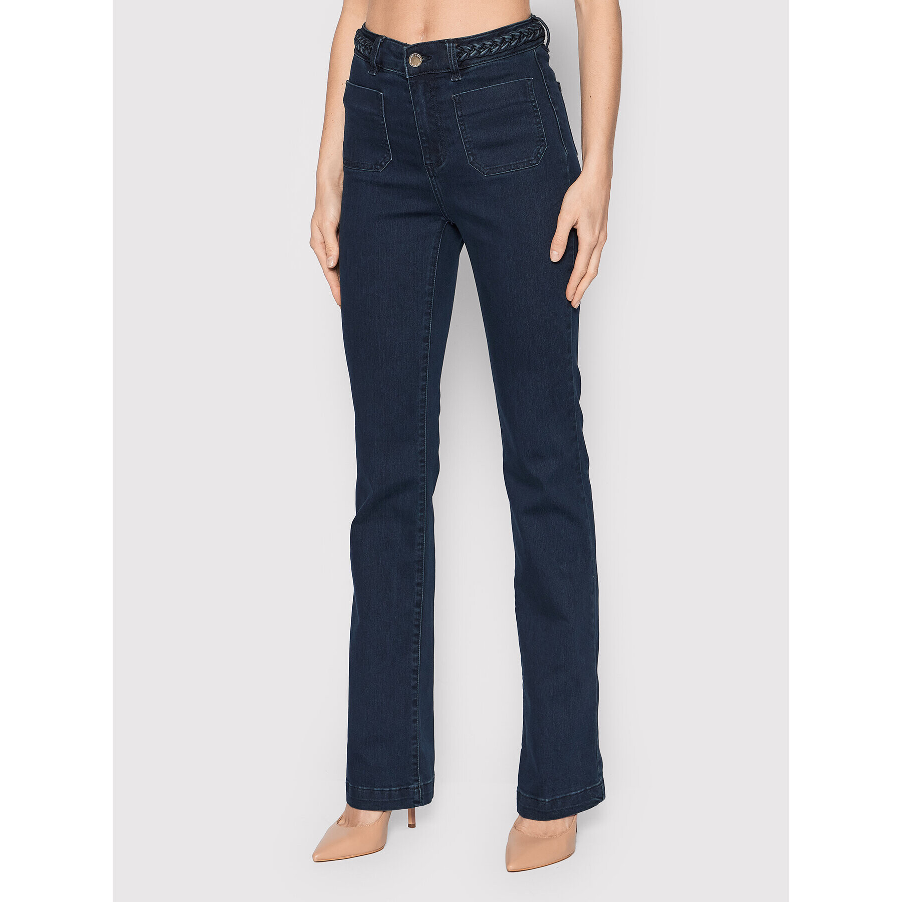 Morgan Дънки 221-PSVEN Тъмносин Bootcut Fit - Pepit.bg