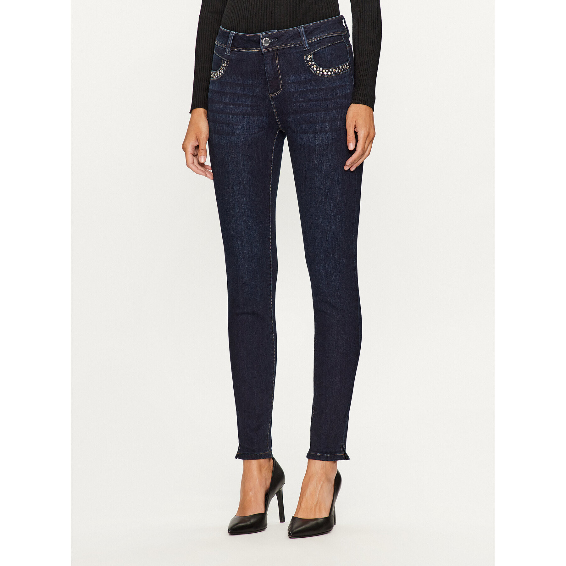 Morgan Дънки 232-PAULA Тъмносин Slim Fit - Pepit.bg