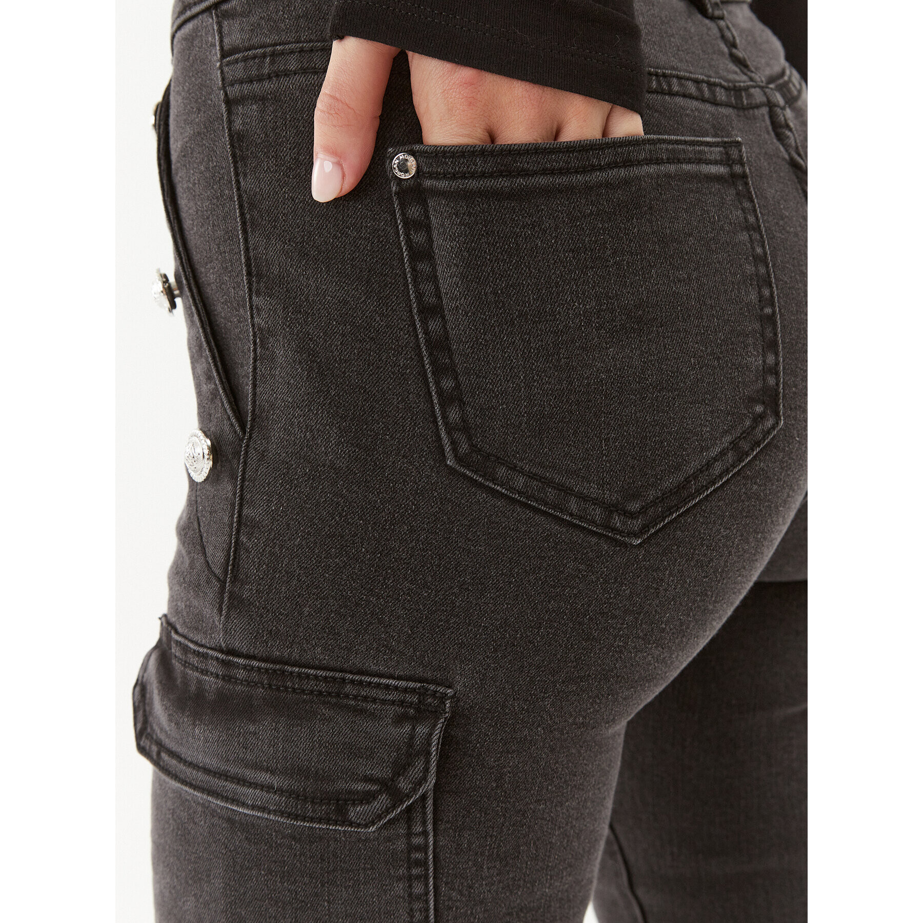 Morgan Дънки 232-PEMA1 Сив Slim Fit - Pepit.bg