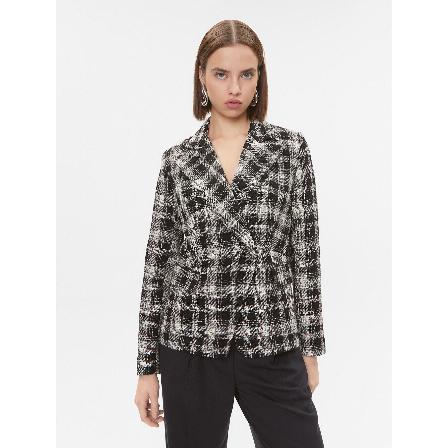 Morgan Сако 232-VEZA.F Черен Slim Fit - Pepit.bg
