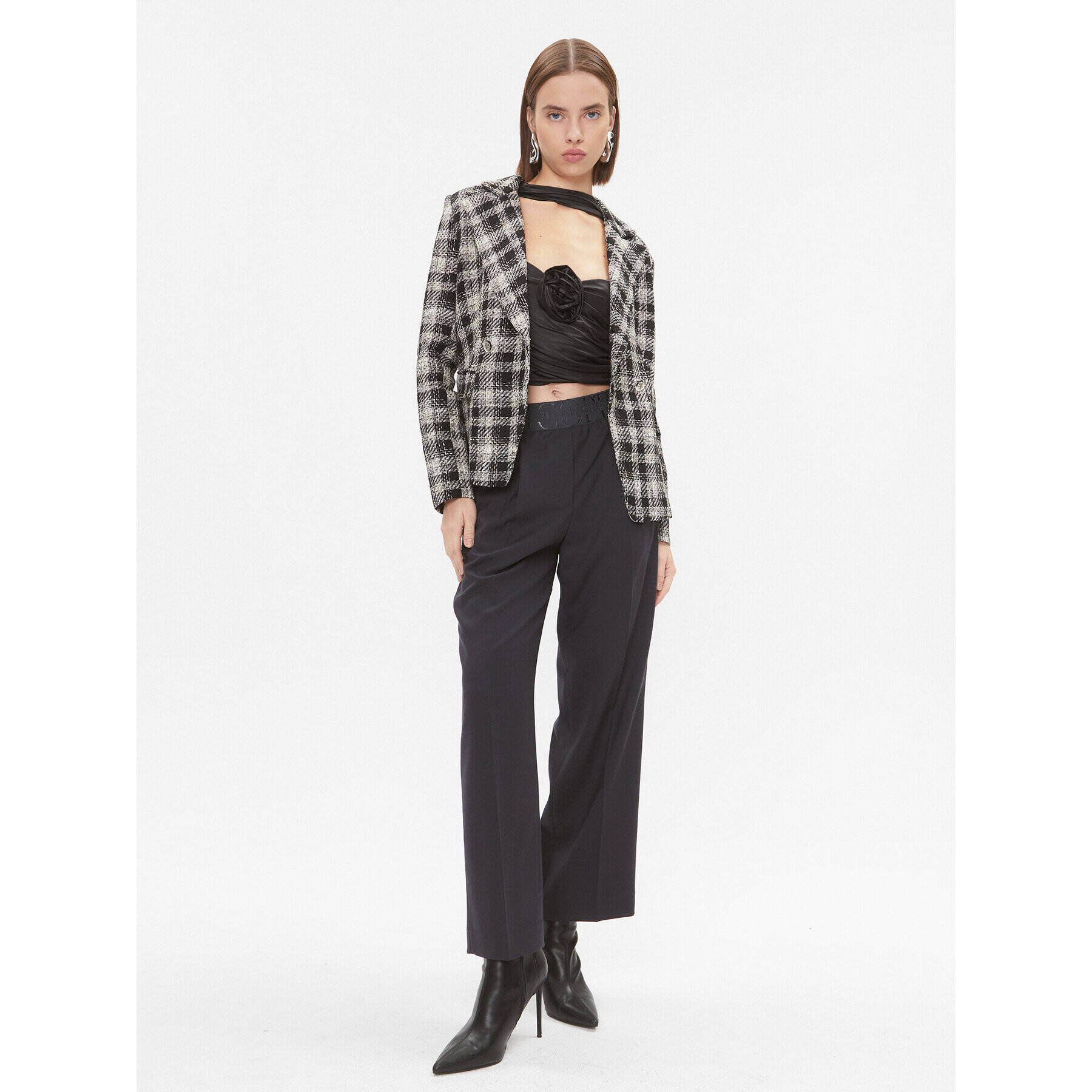 Morgan Сако 232-VEZA.F Черен Slim Fit - Pepit.bg