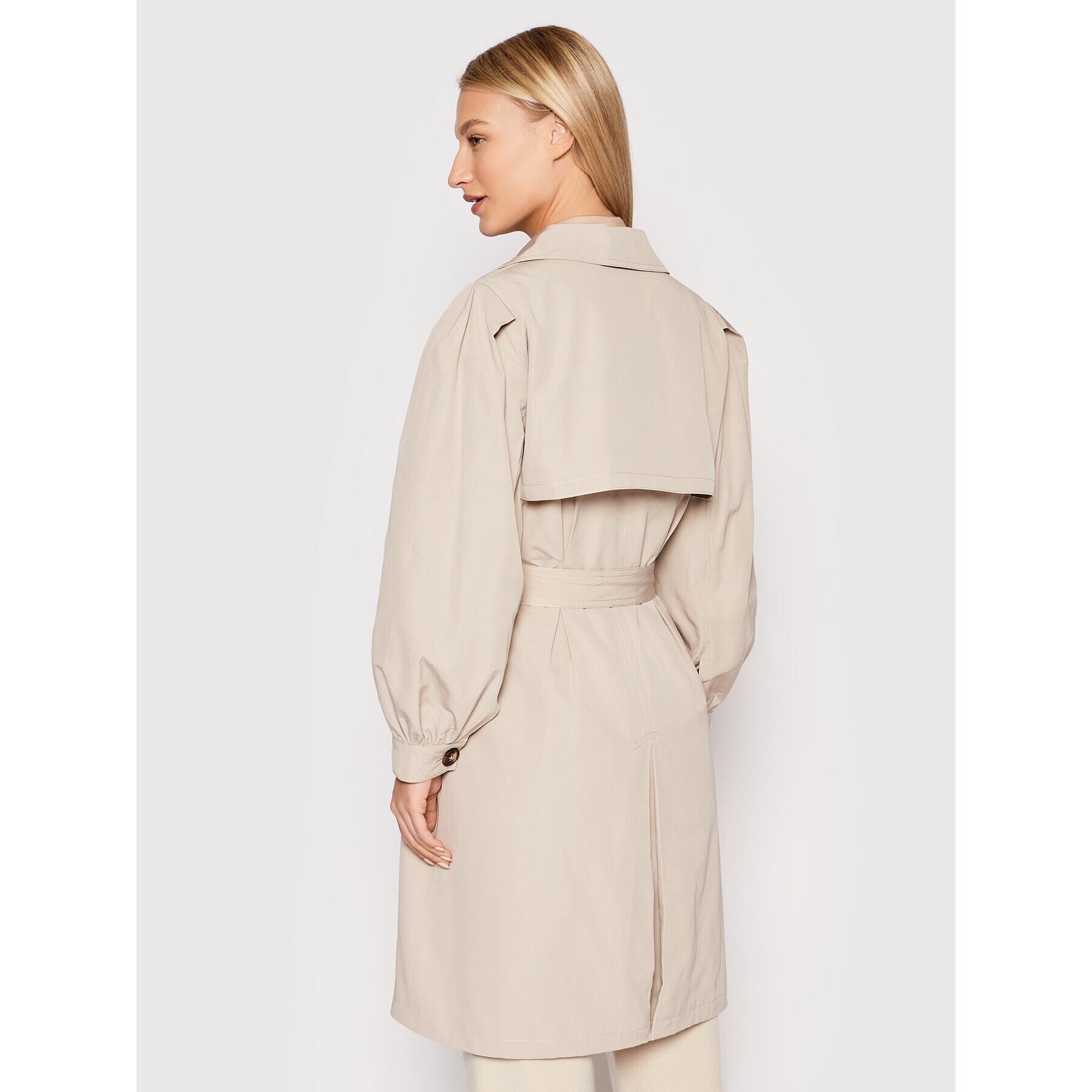 Morgan Тренч 221-GESSY Бежов Relaxed Fit - Pepit.bg