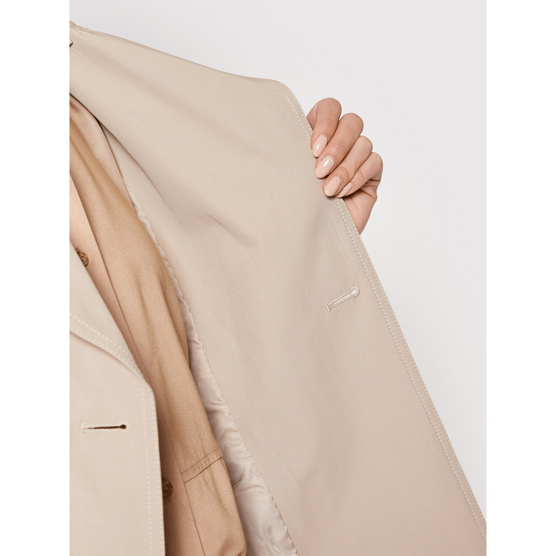 Morgan Тренч 221-GESSY Бежов Relaxed Fit - Pepit.bg