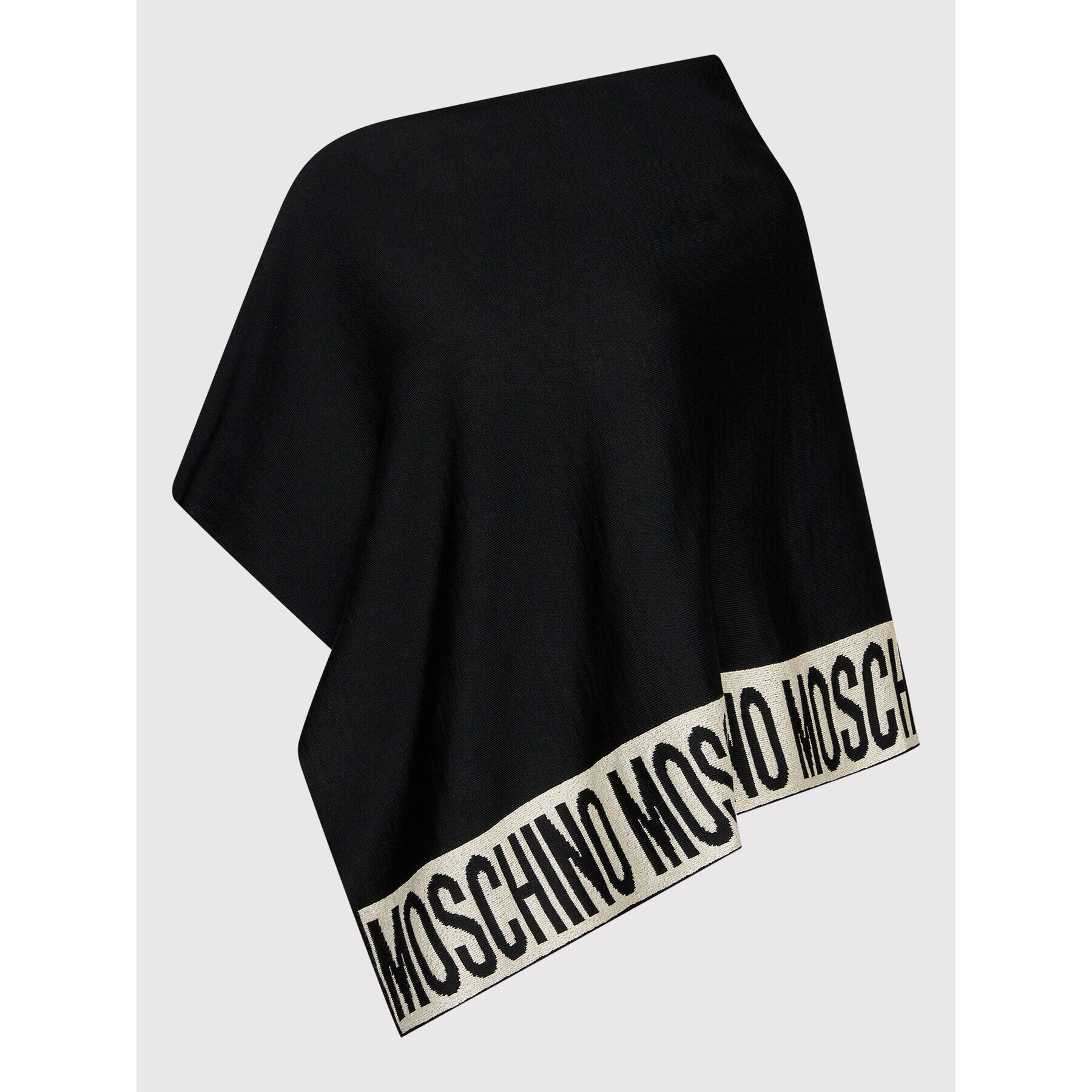 MOSCHINO Пончо 30667 0M2339 Черен Regular Fit - Pepit.bg