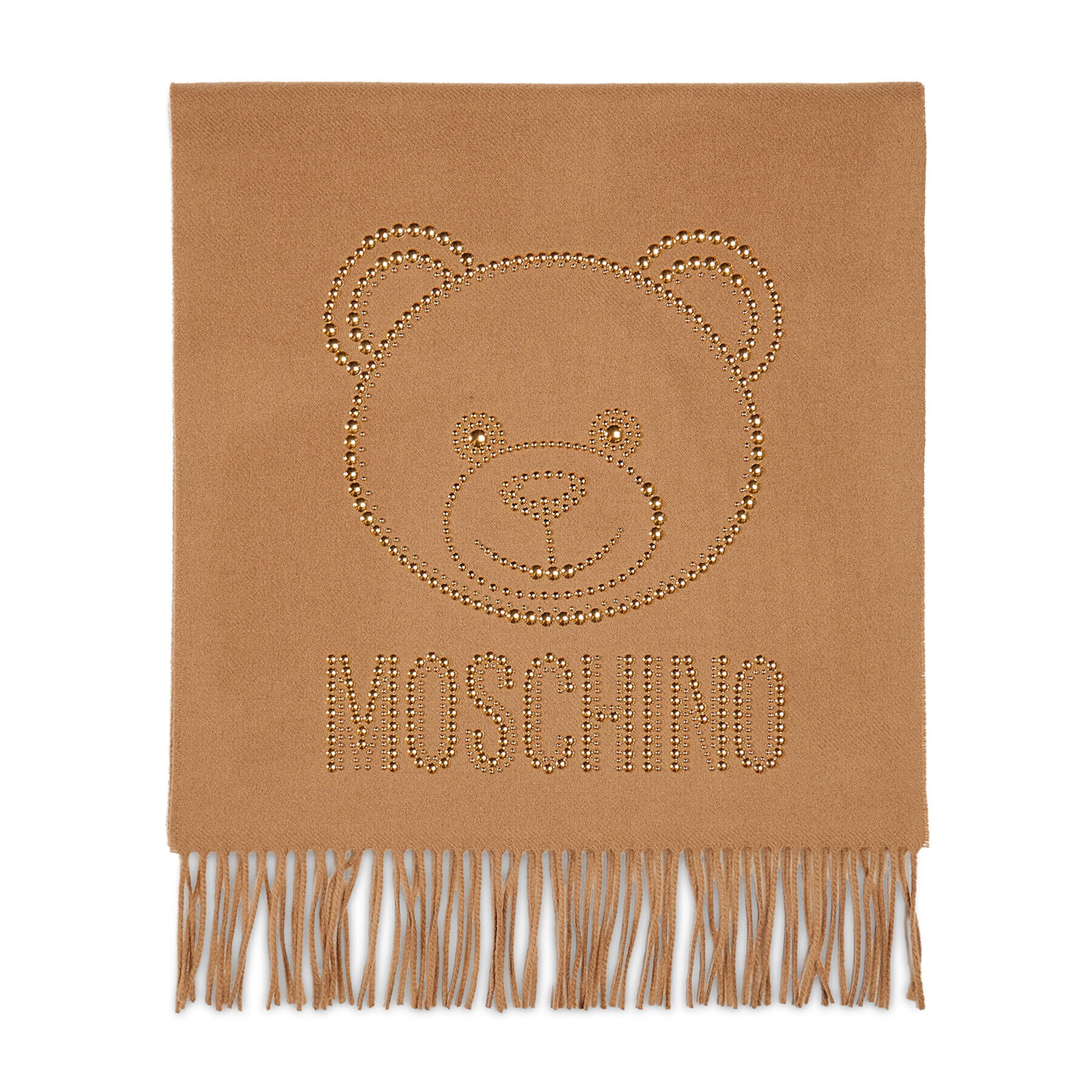 MOSCHINO Шал 30699 M2550 Кафяв - Pepit.bg