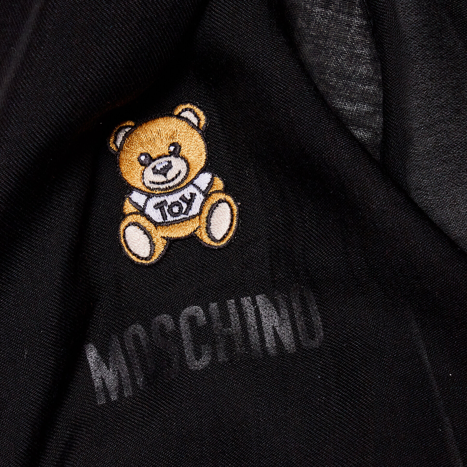 MOSCHINO Шал 50173 0M5515 Черен - Pepit.bg