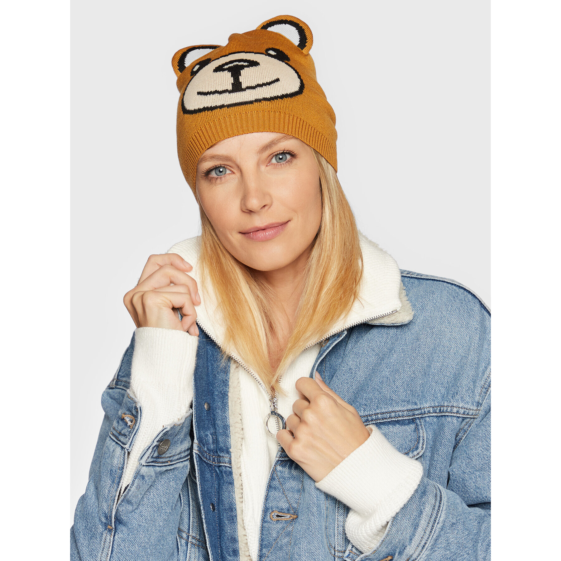 MOSCHINO Шапка 65114 M1865 Кафяв - Pepit.bg