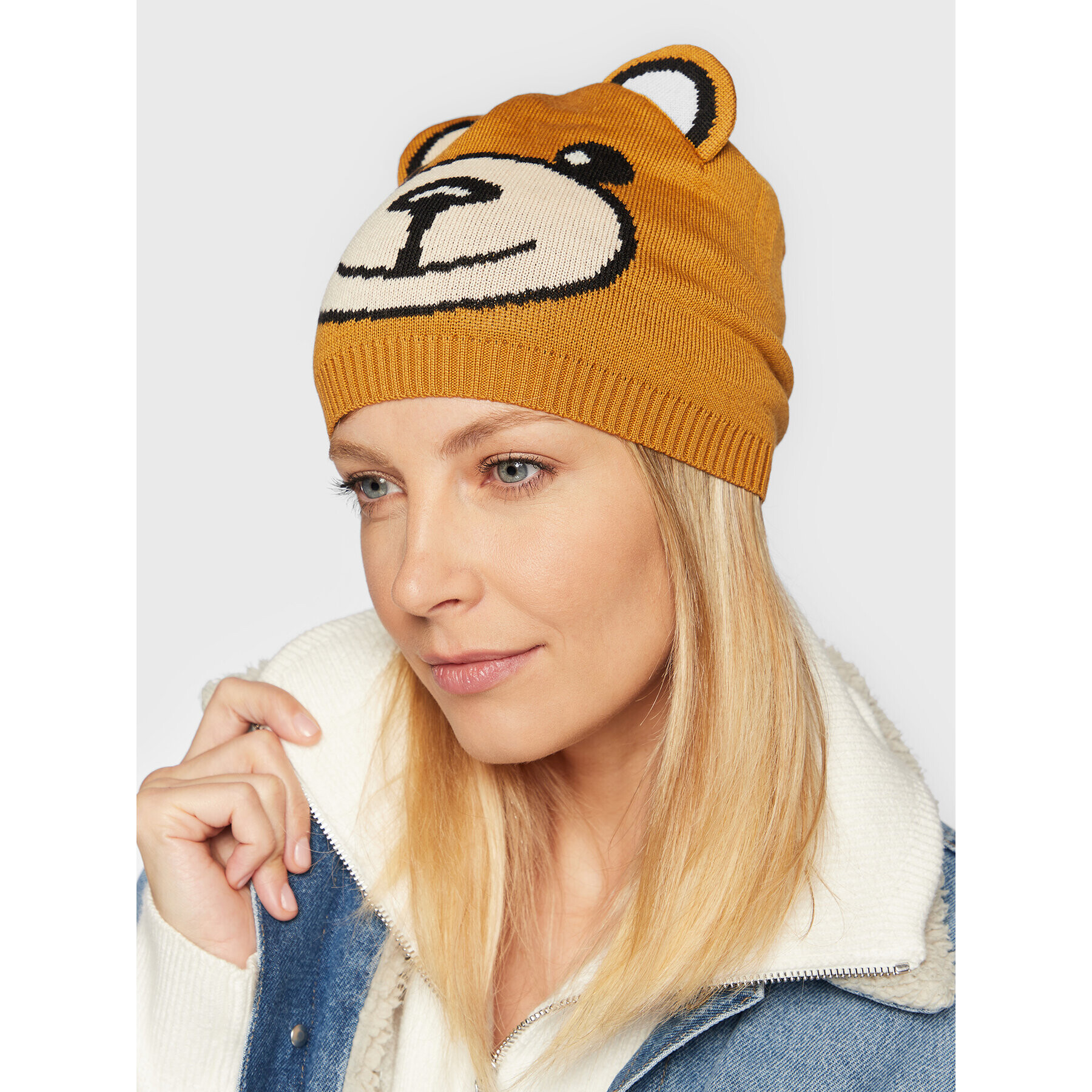 MOSCHINO Шапка 65114 M1865 Кафяв - Pepit.bg
