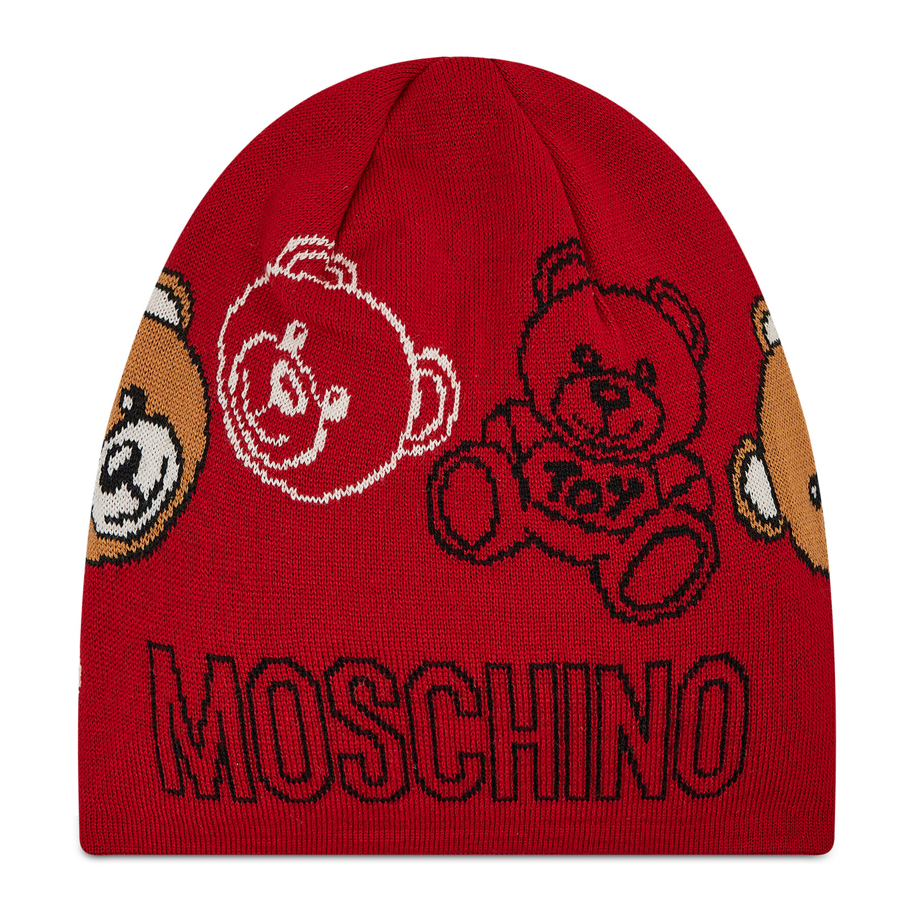 MOSCHINO Шапка 65242 0M2555 Червен - Pepit.bg