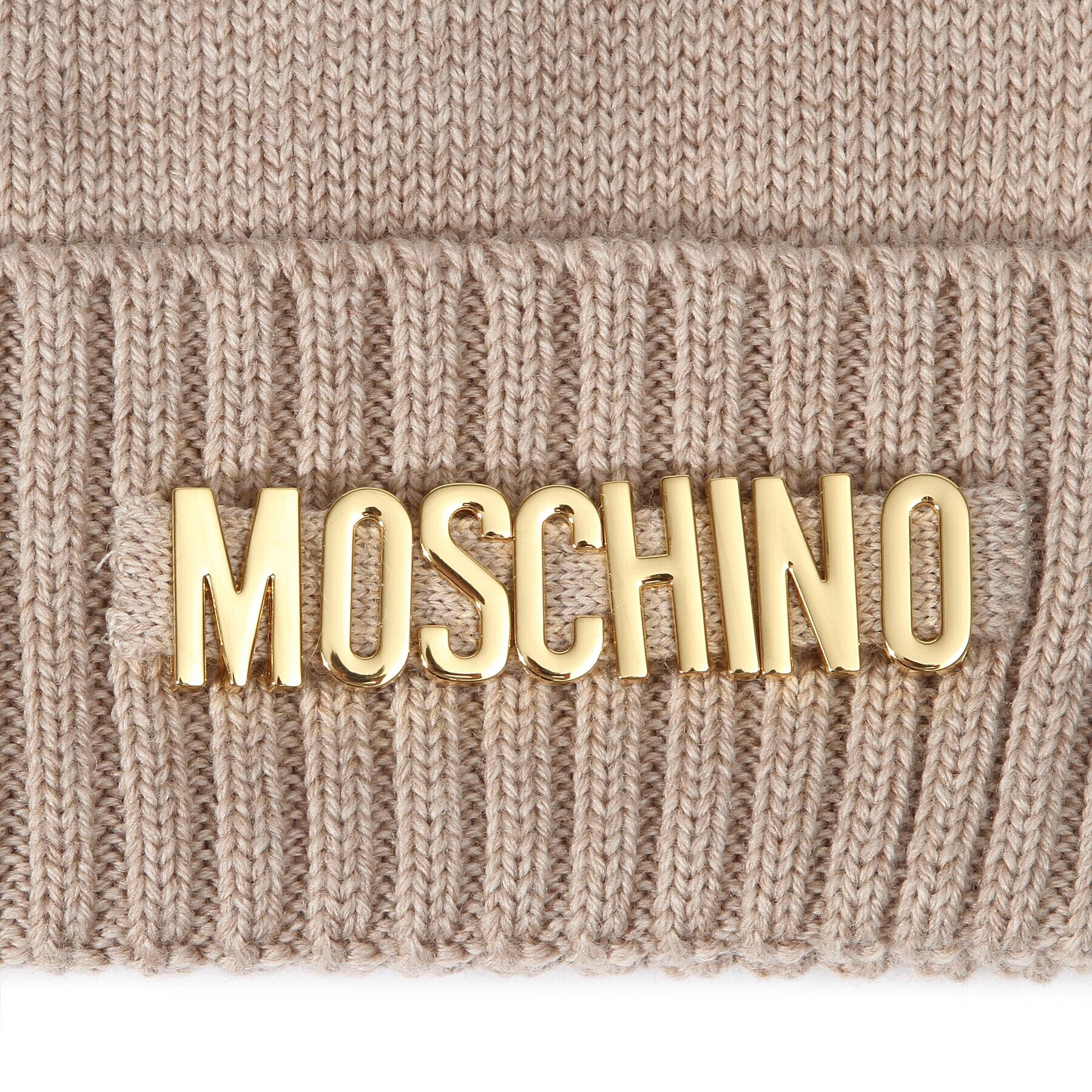 MOSCHINO Шапка 65380 0M2972 Бежов - Pepit.bg