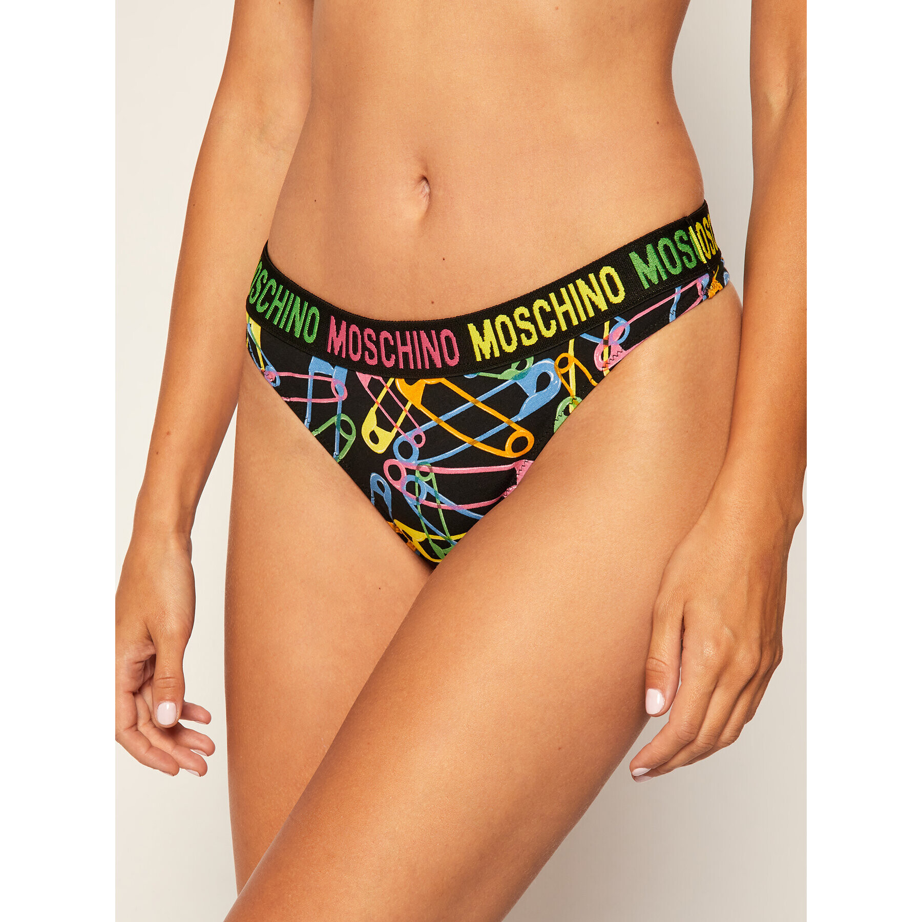 MOSCHINO Underwear & Swim Бикини тип прашка 47 189 013 Черен - Pepit.bg