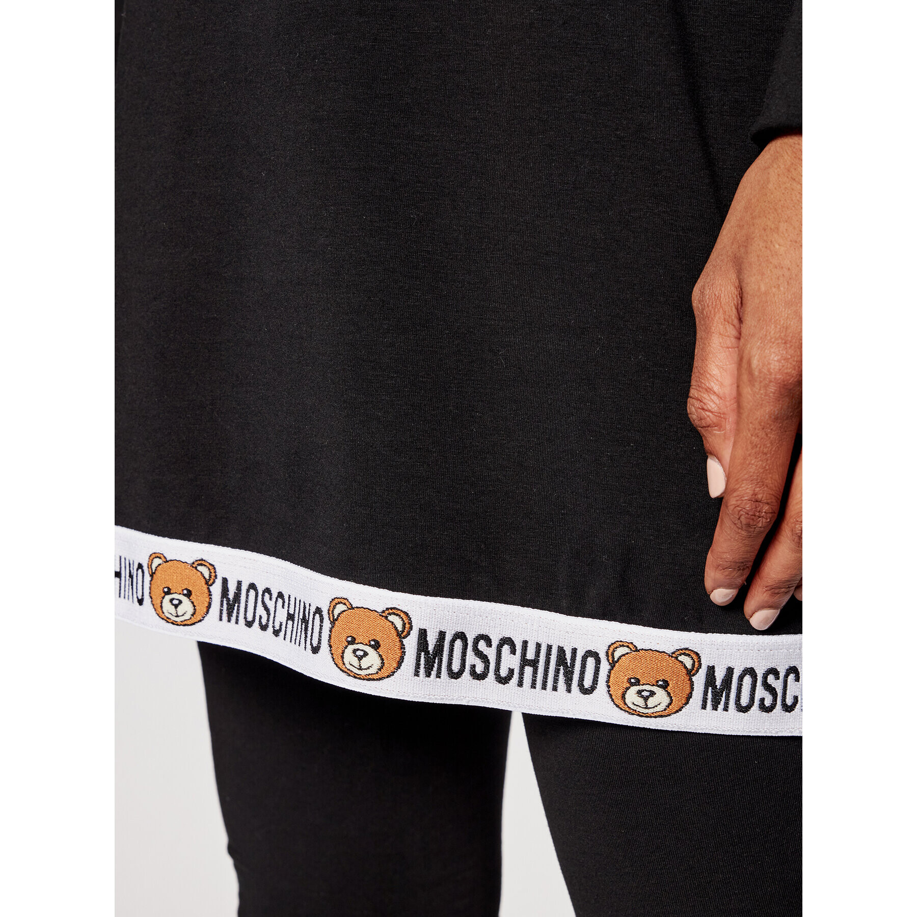 MOSCHINO Underwear & Swim Блуза ZUA1802 9003 Черен Regular Fit - Pepit.bg