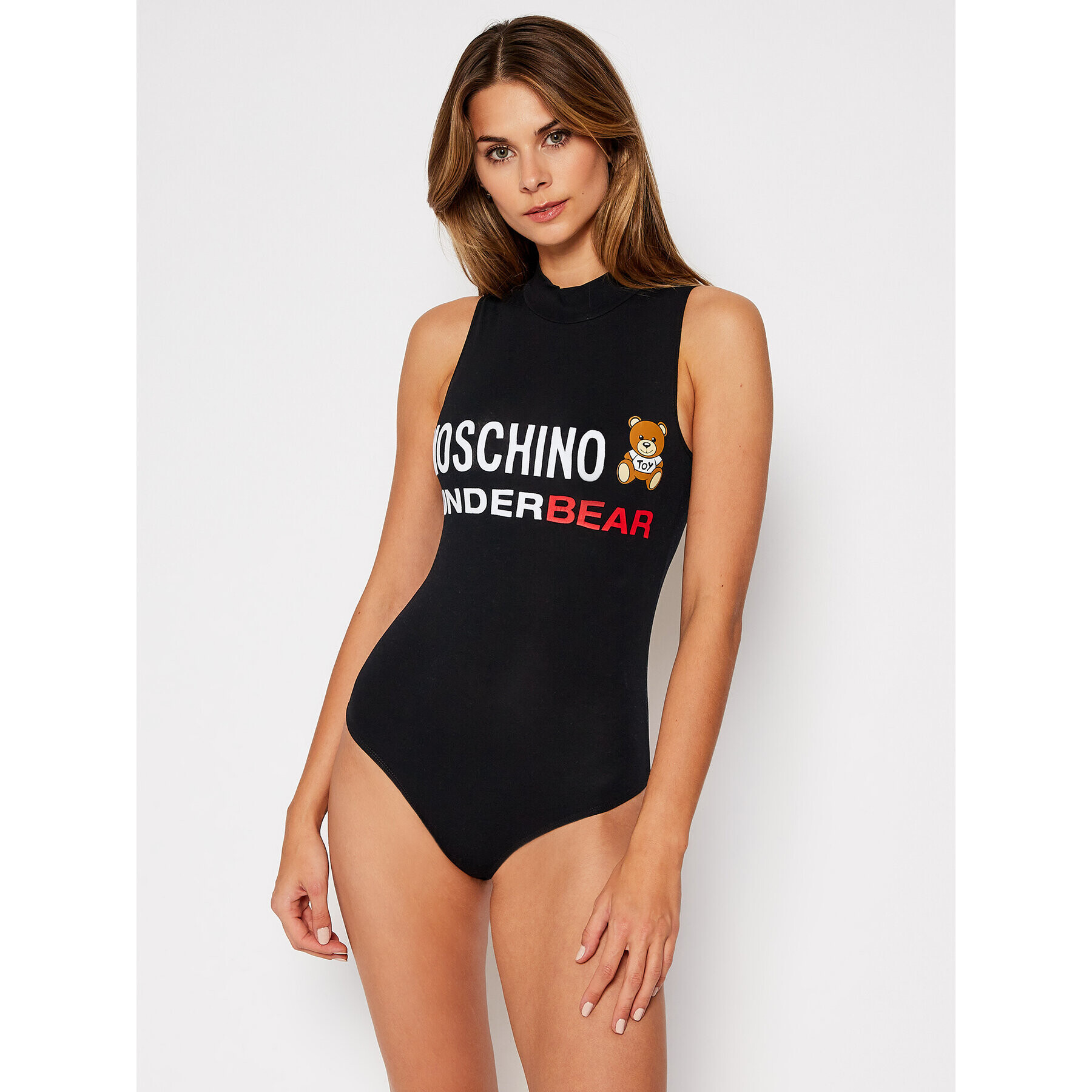 MOSCHINO Underwear & Swim Боди 6006 9007 Черен Slim Fit - Pepit.bg