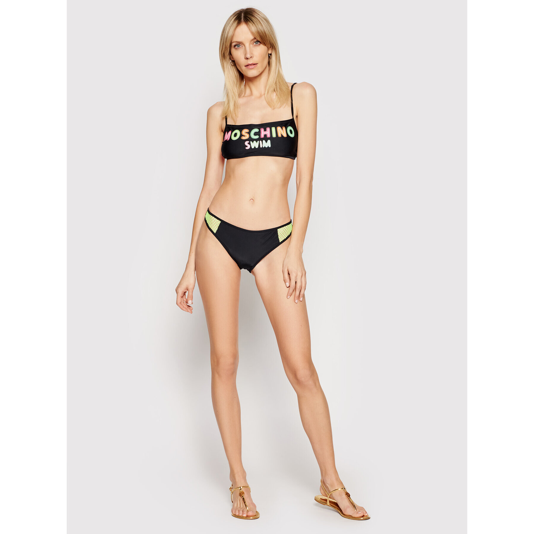 MOSCHINO Underwear & Swim Долнище на бански 7124 5211 Черен - Pepit.bg