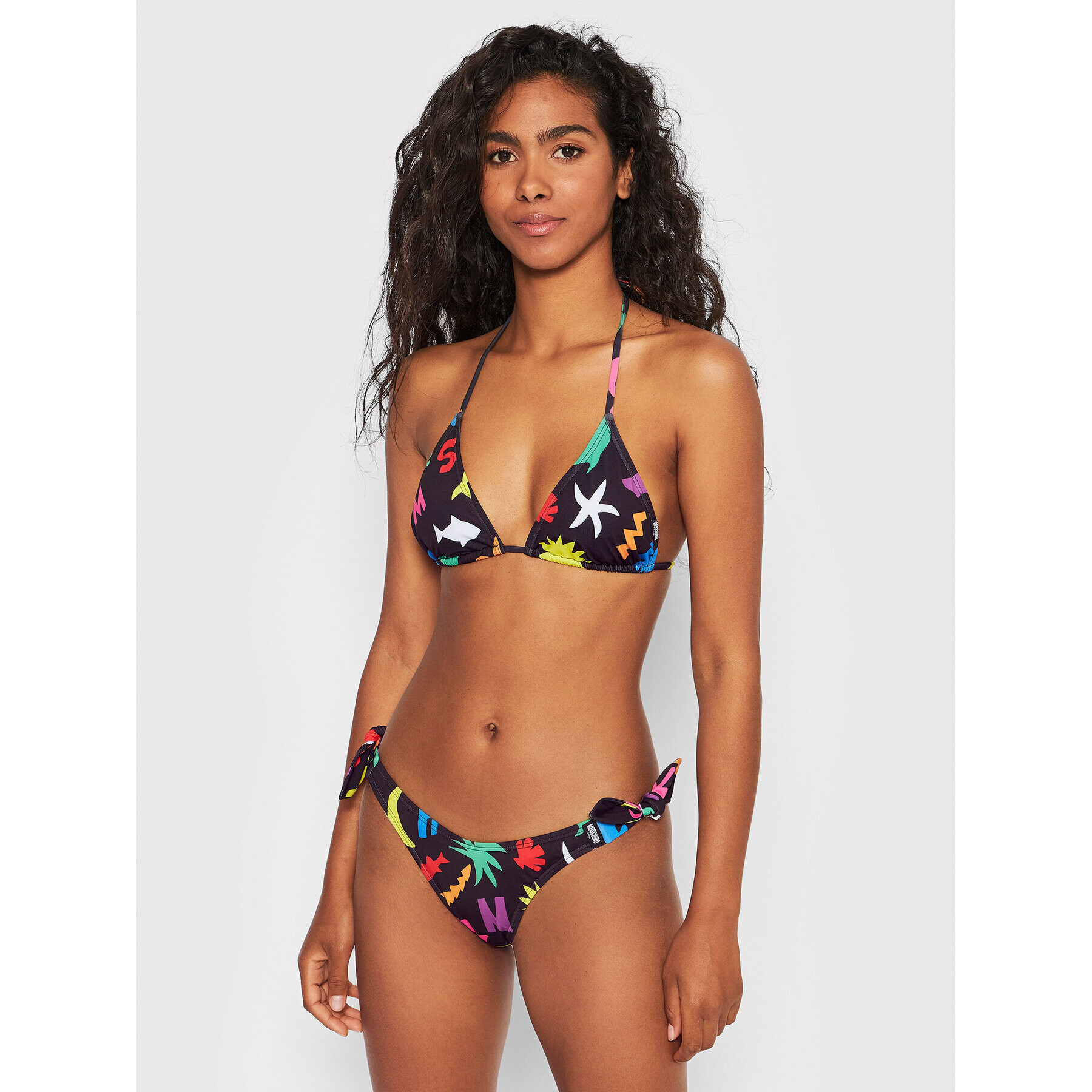 MOSCHINO Underwear & Swim Горнище на бански 5712 2106 Черен - Pepit.bg