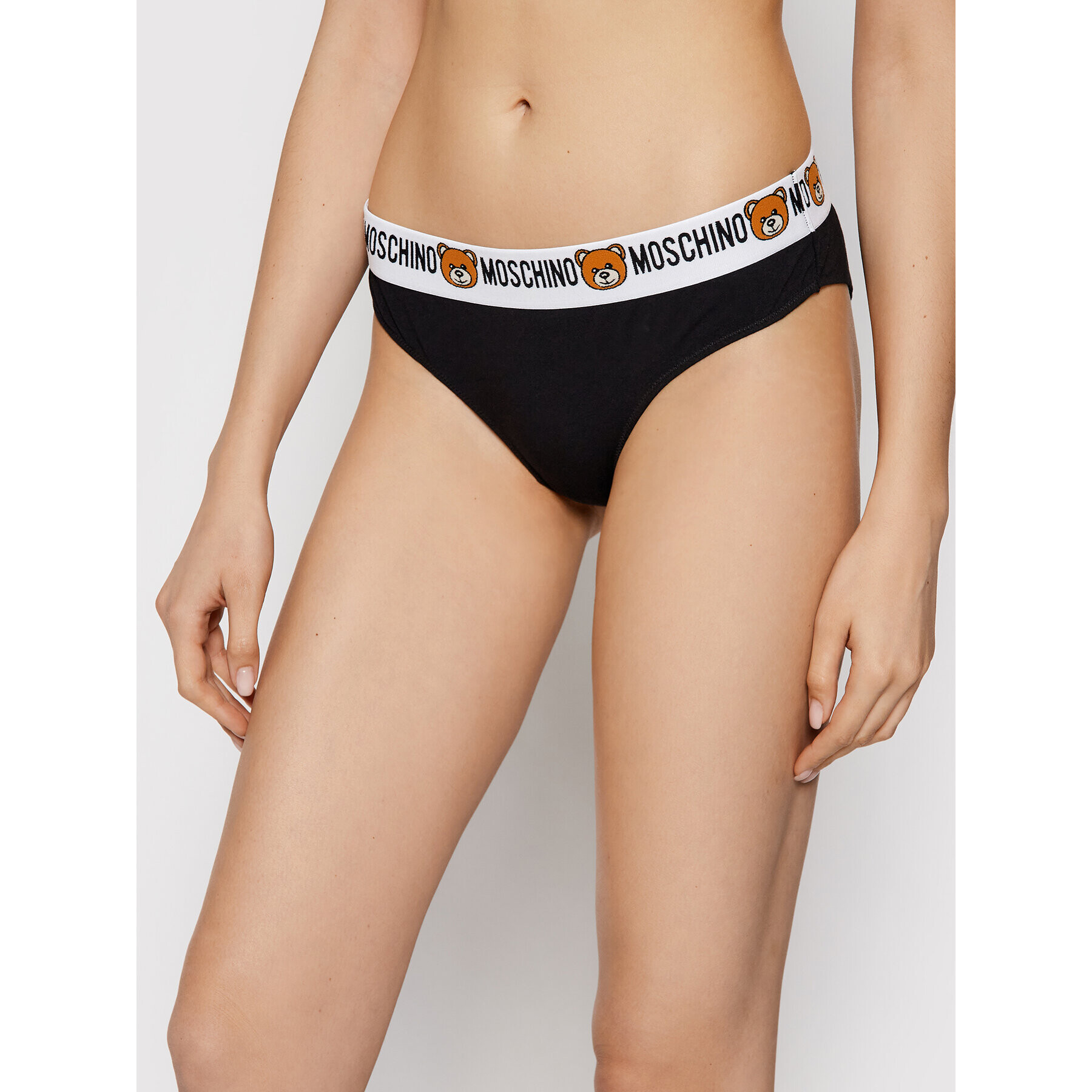 MOSCHINO Underwear & Swim Класически дамски бикини 4711 9003 Черен - Pepit.bg