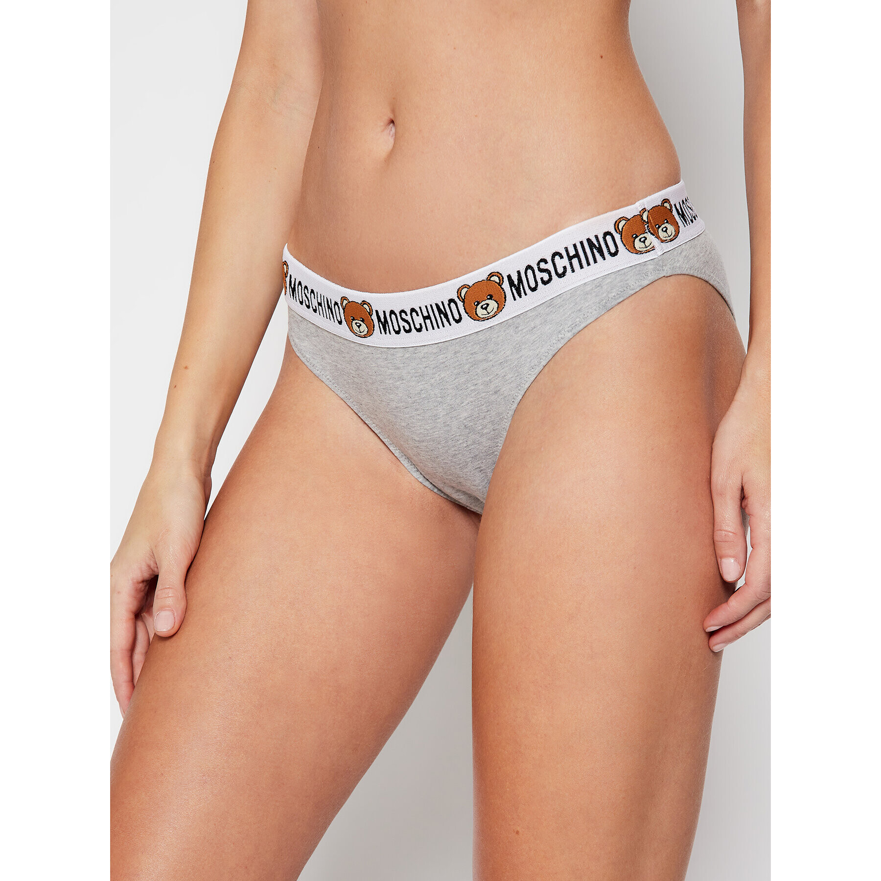 MOSCHINO Underwear & Swim Класически дамски бикини A4715 9003 Сив - Pepit.bg