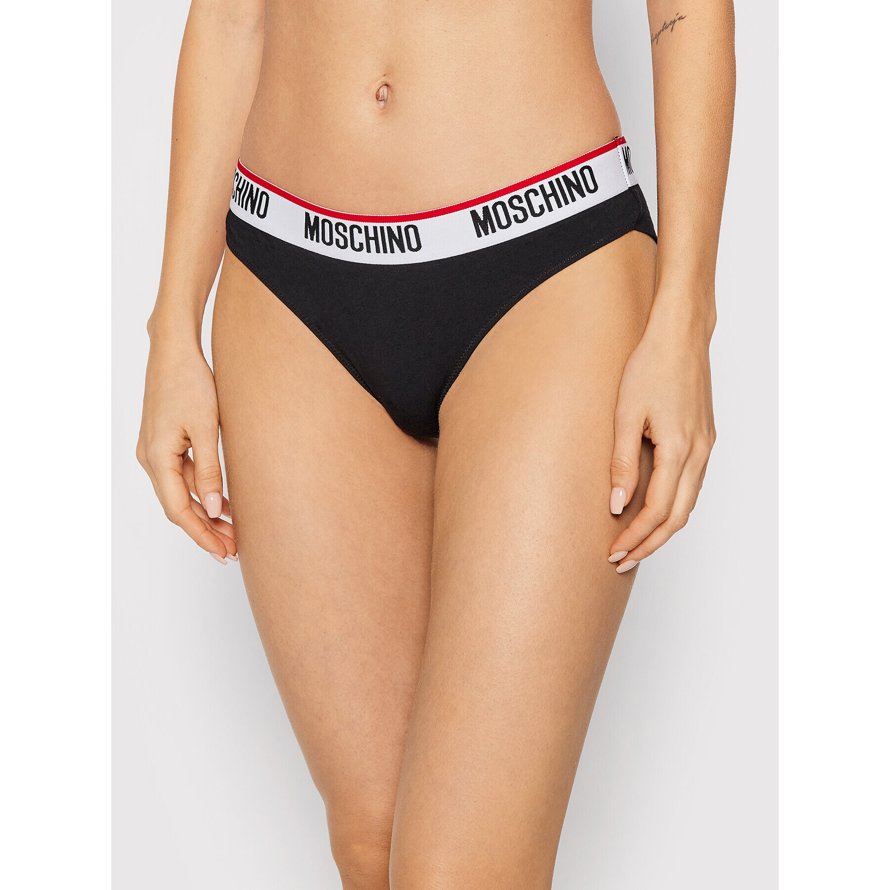 MOSCHINO Underwear & Swim Комплект 2 чифта бикини бразилиана 4745 9003 Черен - Pepit.bg