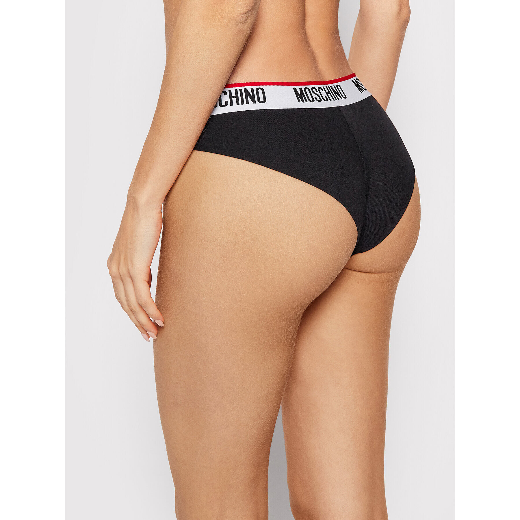 MOSCHINO Underwear & Swim Комплект 2 чифта бикини бразилиана 4745 9003 Черен - Pepit.bg