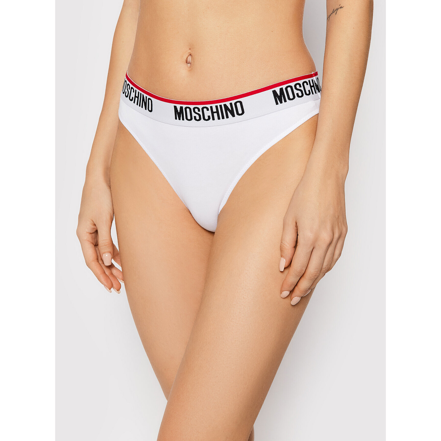 MOSCHINO Underwear & Swim Комплект 2 чифта класически бикини 4742 9003 Бял - Pepit.bg