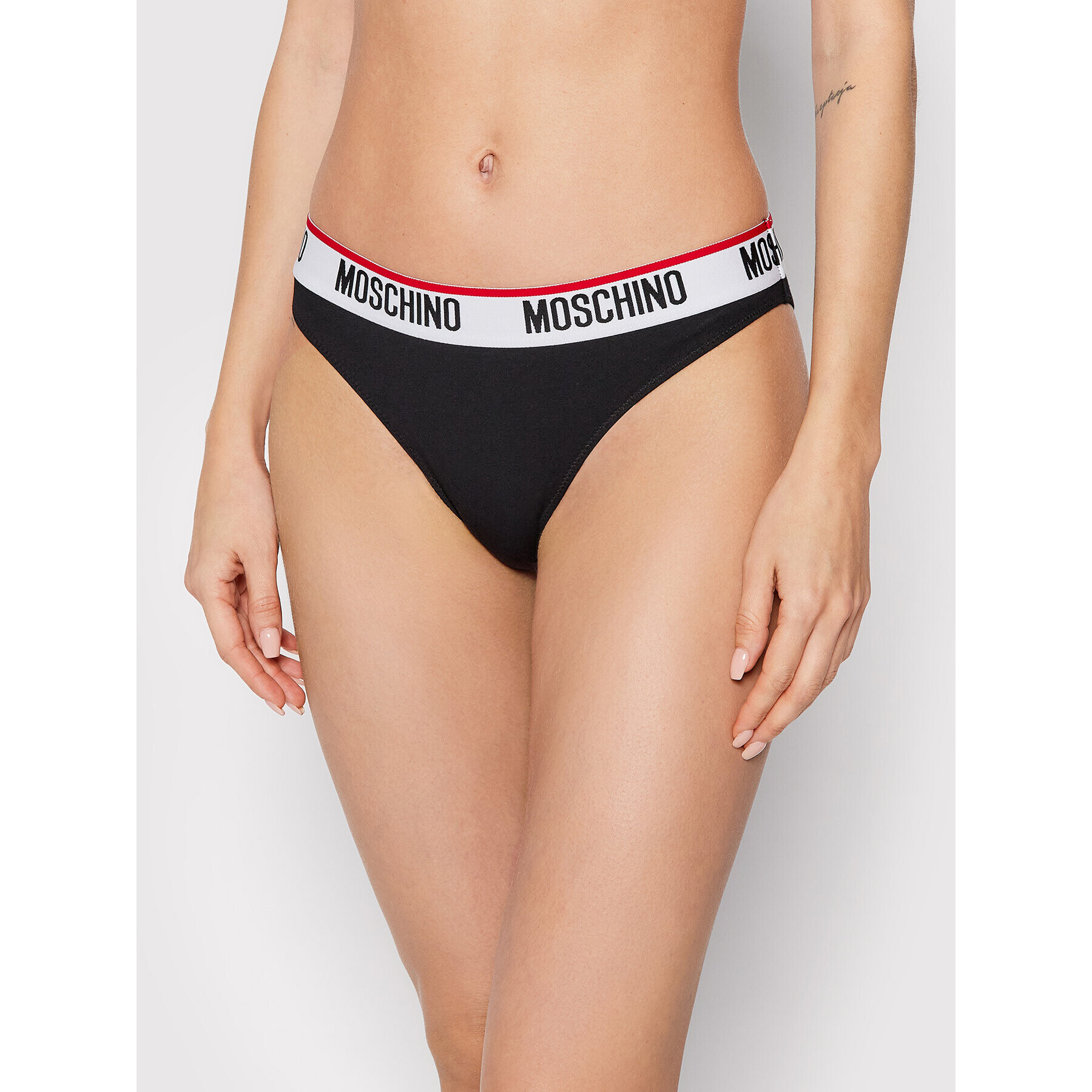 MOSCHINO Underwear & Swim Комплект 2 чифта класически бикини 4742 9003 Черен - Pepit.bg