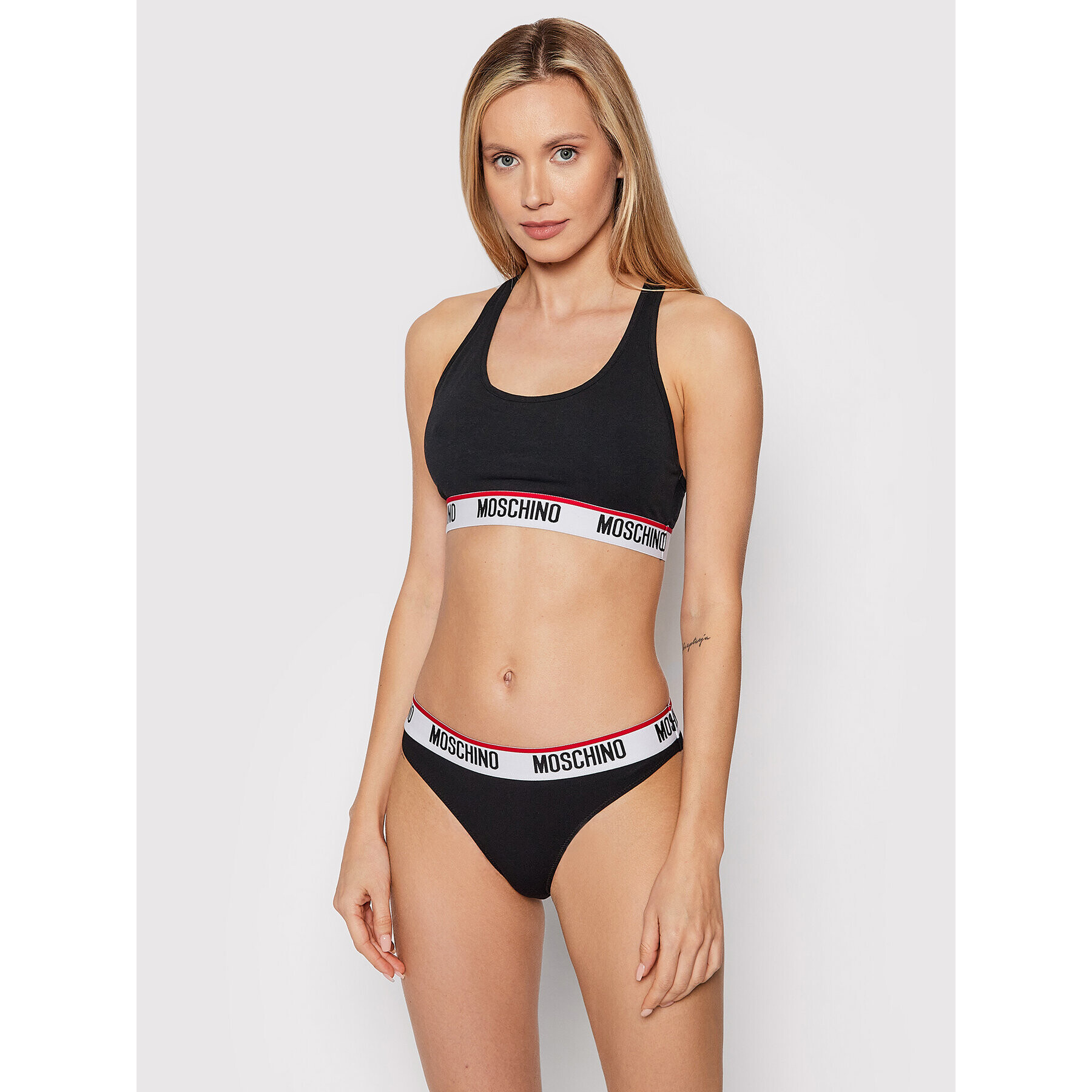 MOSCHINO Underwear & Swim Комплект 2 чифта класически бикини 4742 9003 Черен - Pepit.bg