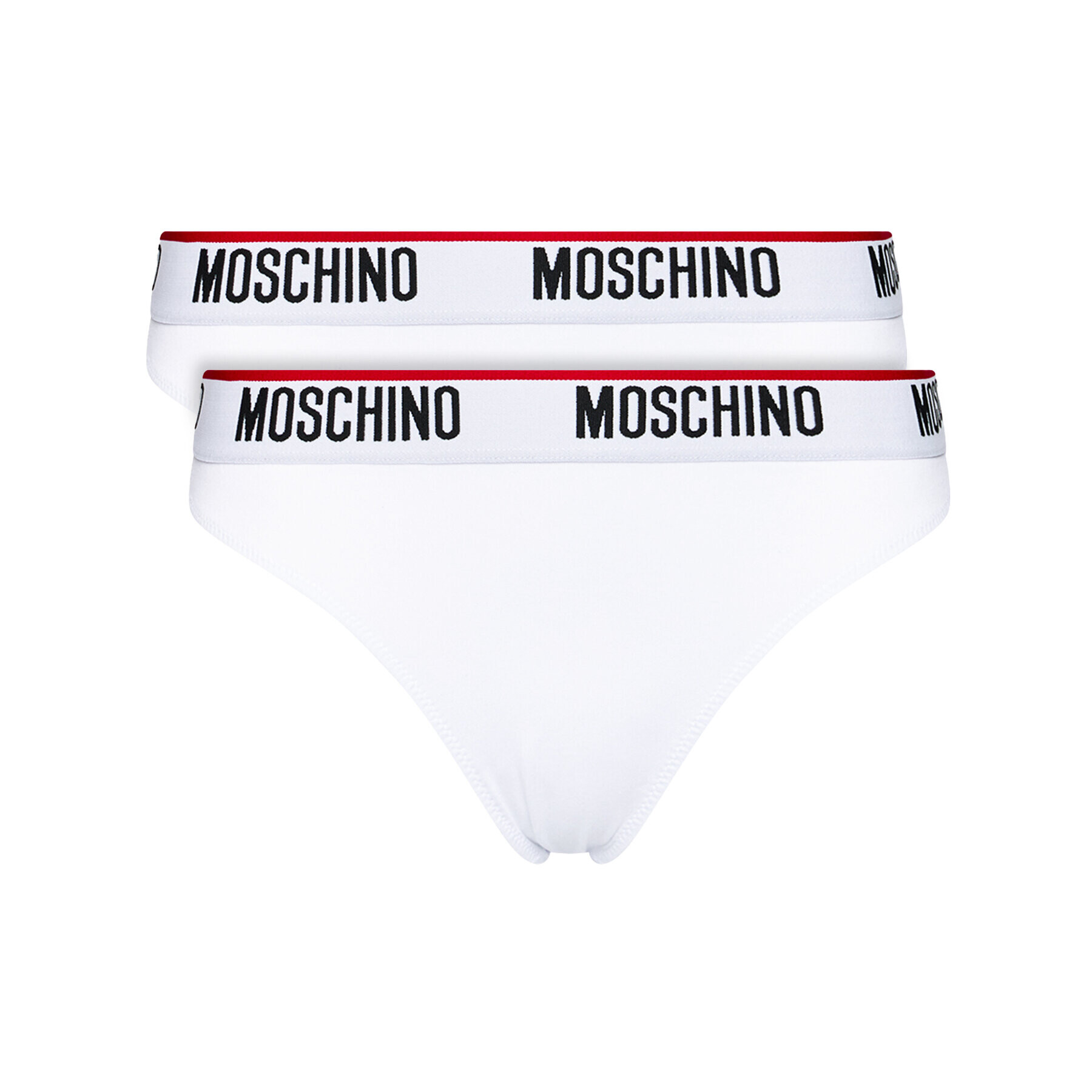 MOSCHINO Underwear & Swim Комплект 2 чифта класически бикини ZUA4742 9003 Бял - Pepit.bg