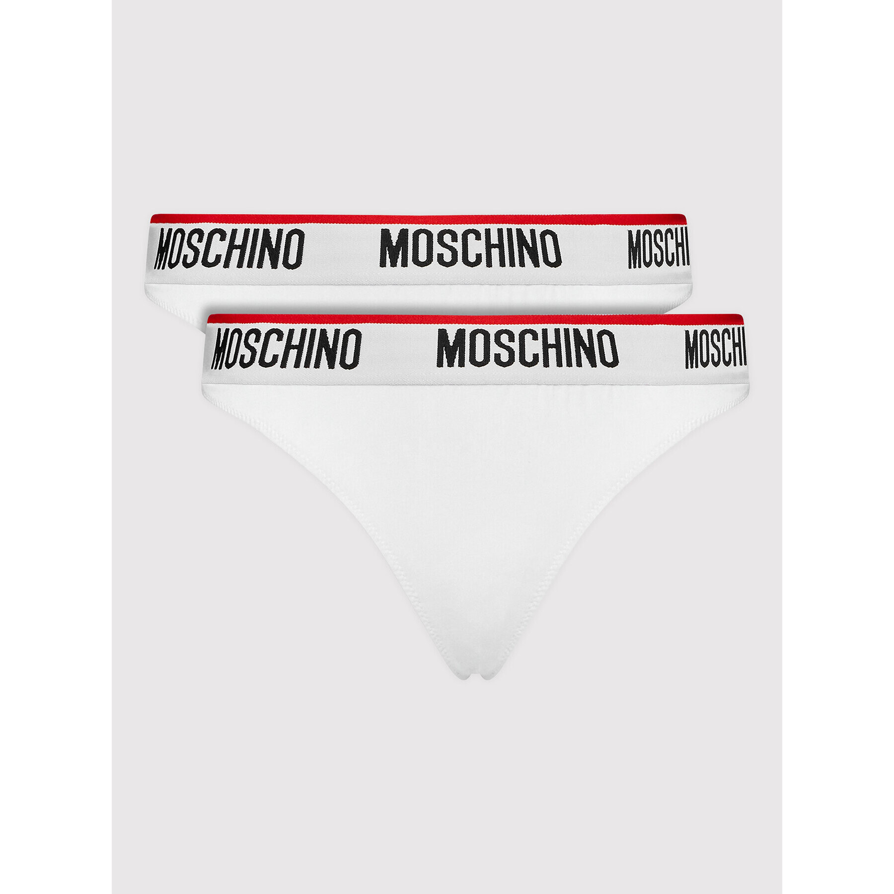 MOSCHINO Underwear & Swim Комплект 2 чифта прашки 4744 9003 Бял - Pepit.bg