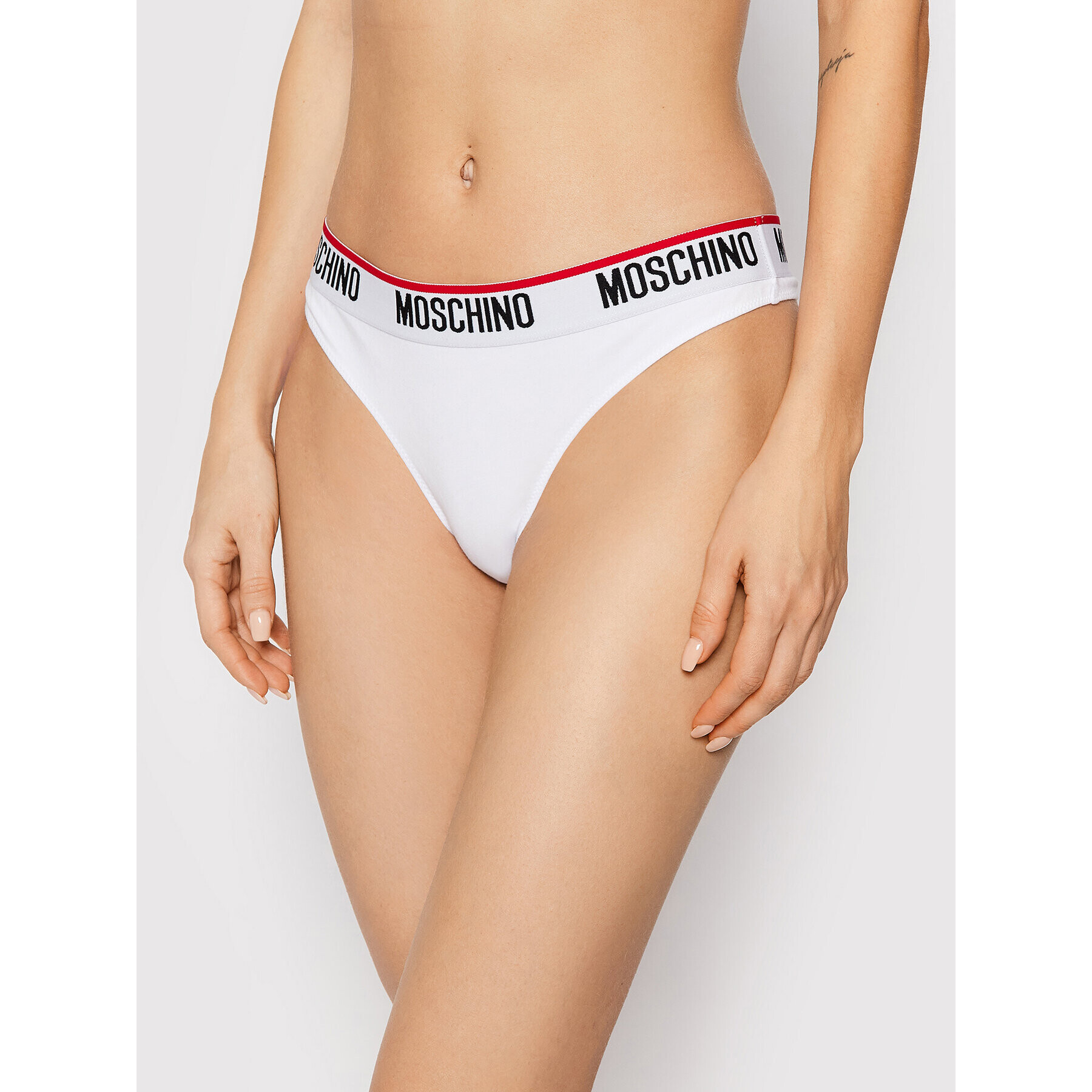 MOSCHINO Underwear & Swim Комплект 2 чифта прашки 4744 9003 Бял - Pepit.bg