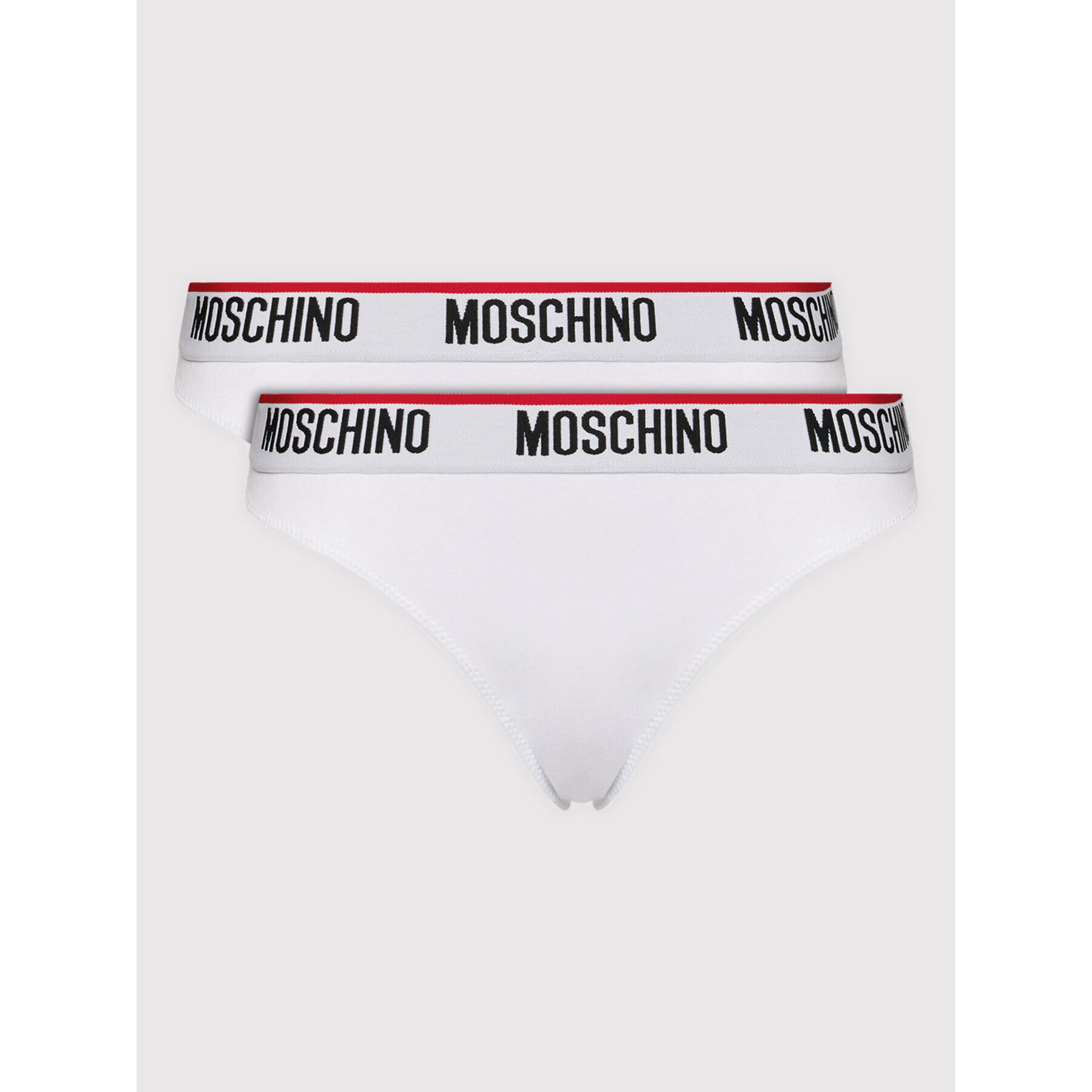 MOSCHINO Underwear & Swim Комплект 2 чифта прашки 4744 9003 Бял - Pepit.bg