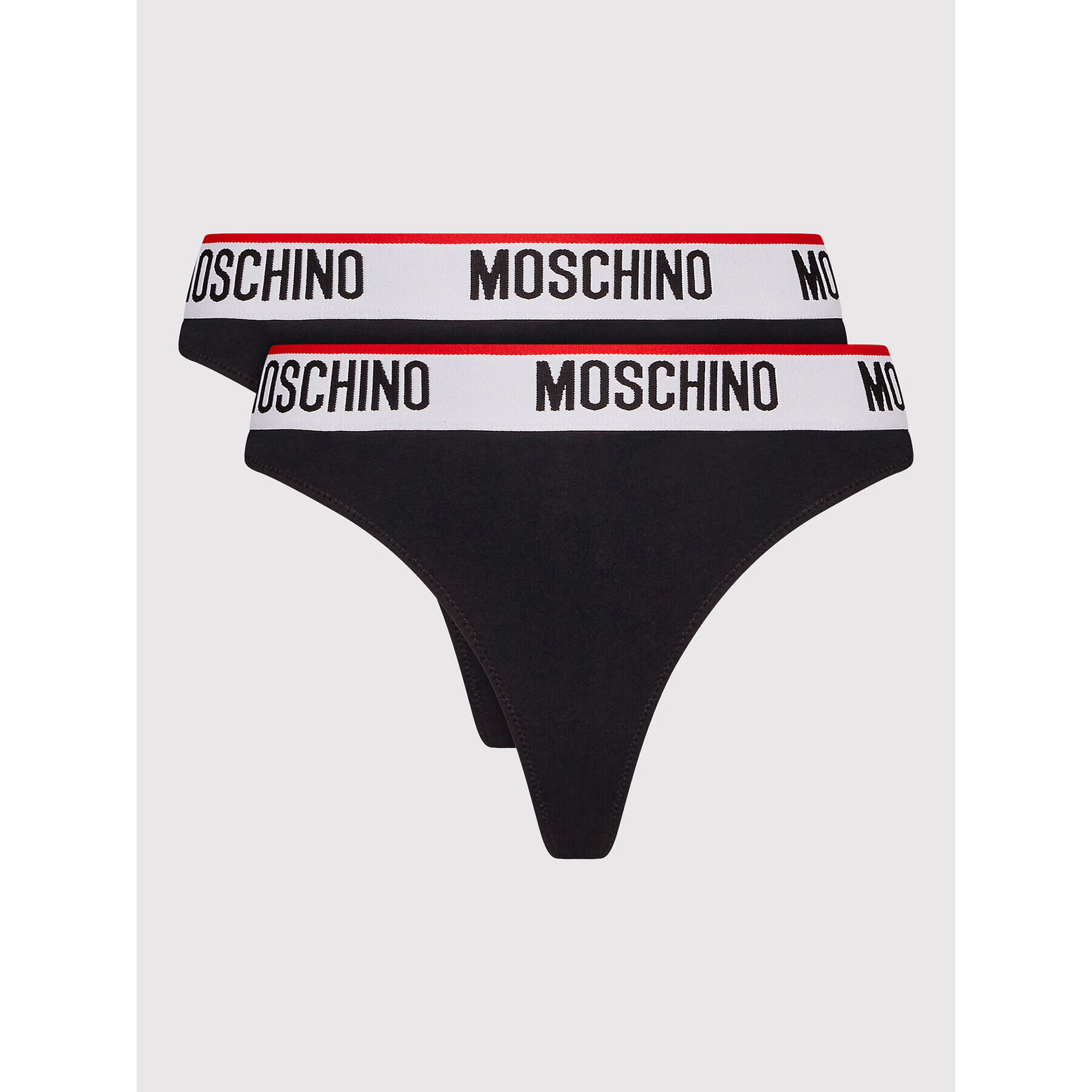 MOSCHINO Underwear & Swim Комплект 2 чифта прашки 4744 9003 Черен - Pepit.bg