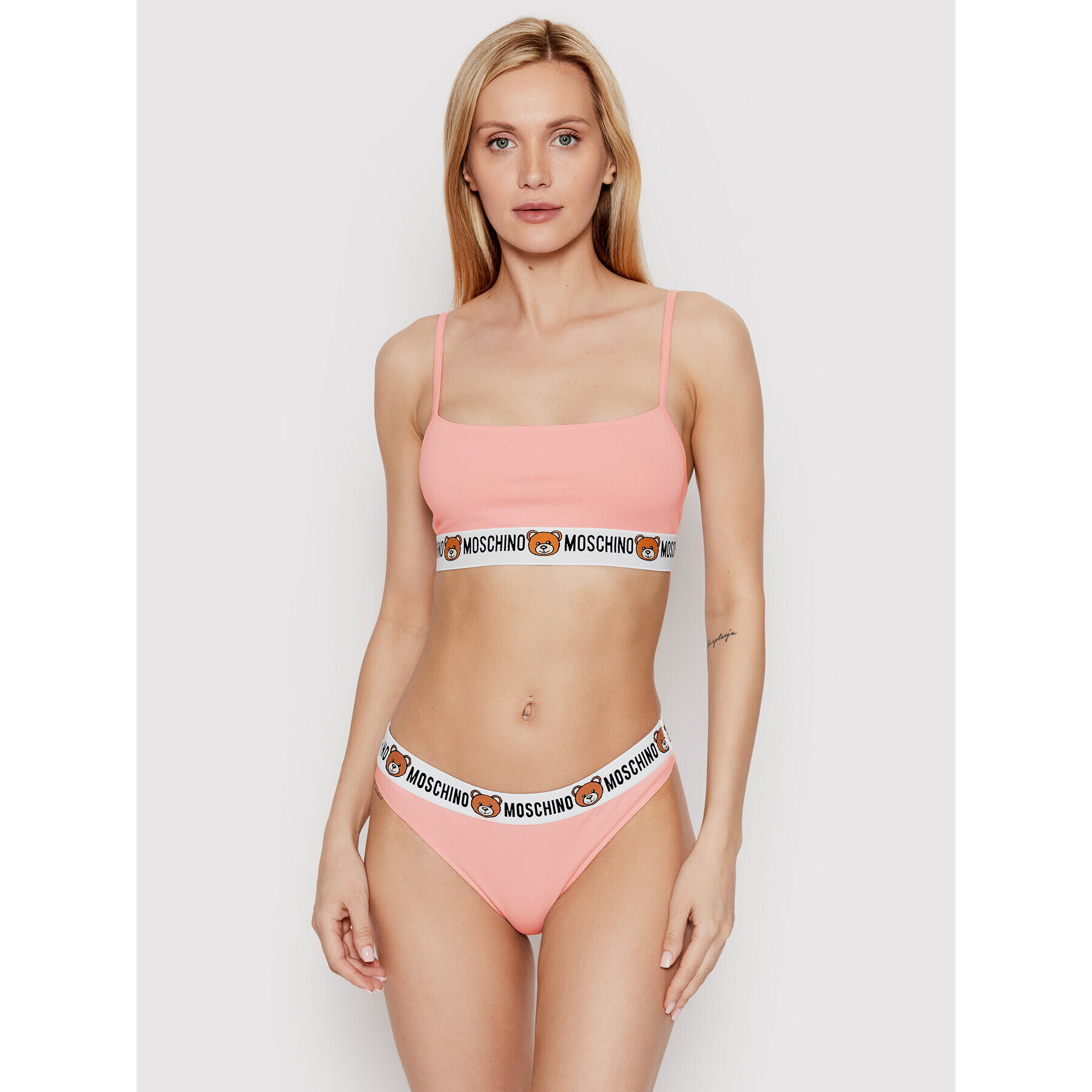 MOSCHINO Underwear & Swim Комплект 2 чифта прашки 4762 9003 Розов - Pepit.bg