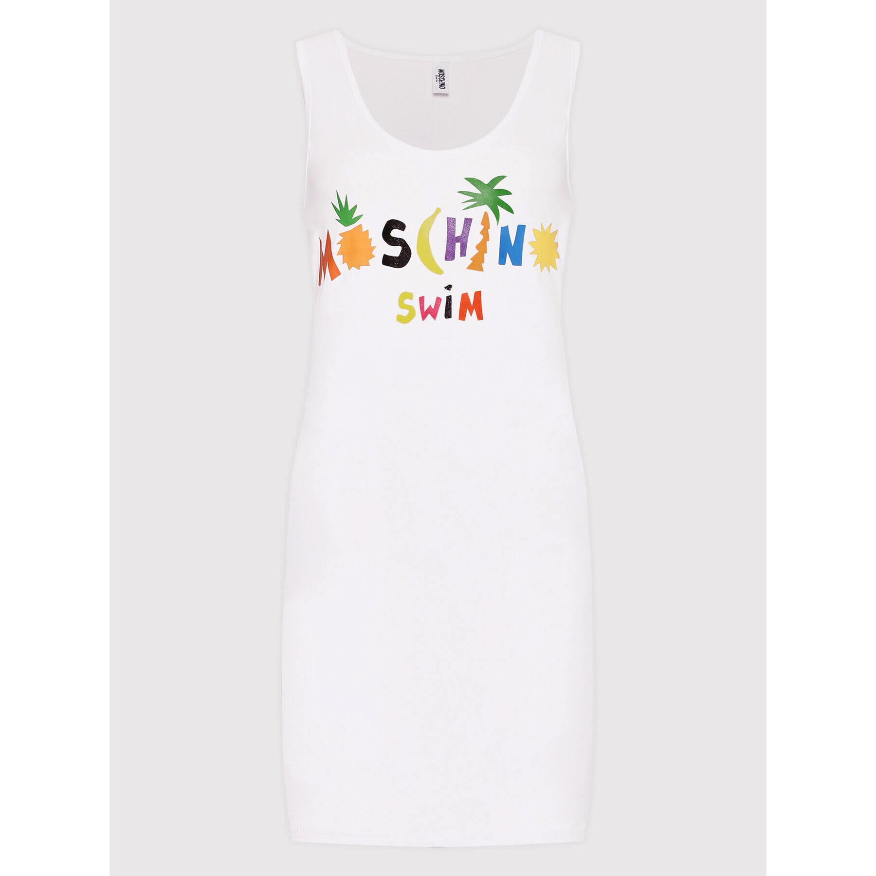 MOSCHINO Underwear & Swim Лятна рокля 6501 2123 Бял Regular Fit - Pepit.bg