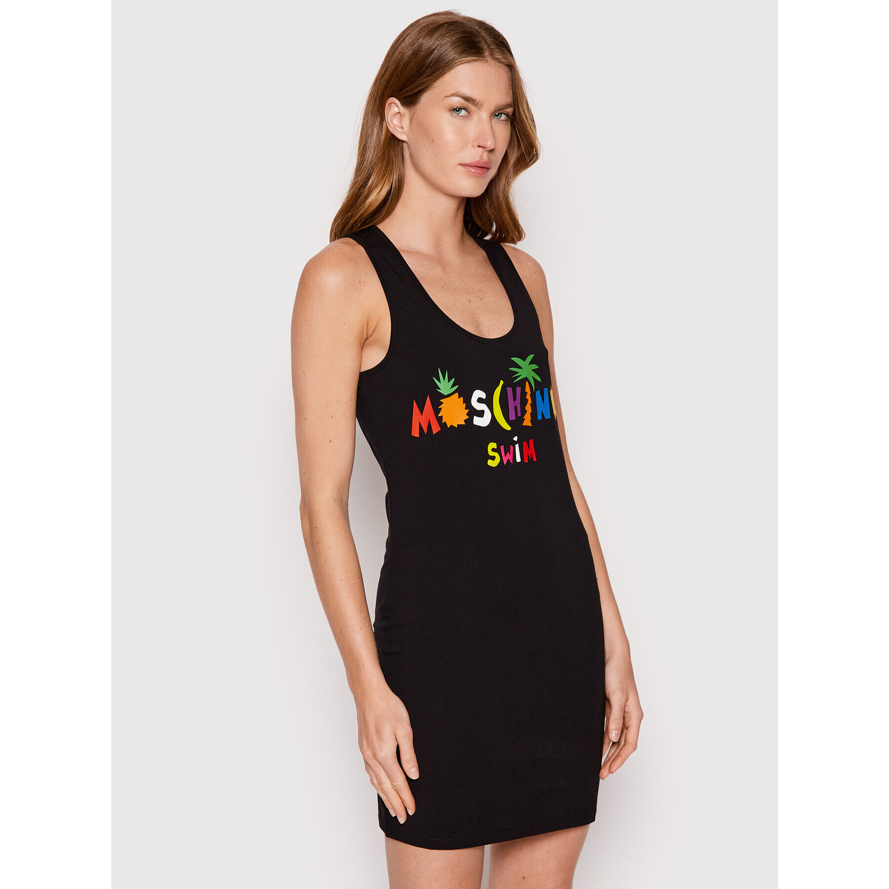 MOSCHINO Underwear & Swim Лятна рокля 6501 2123 Черен Regular Fit - Pepit.bg