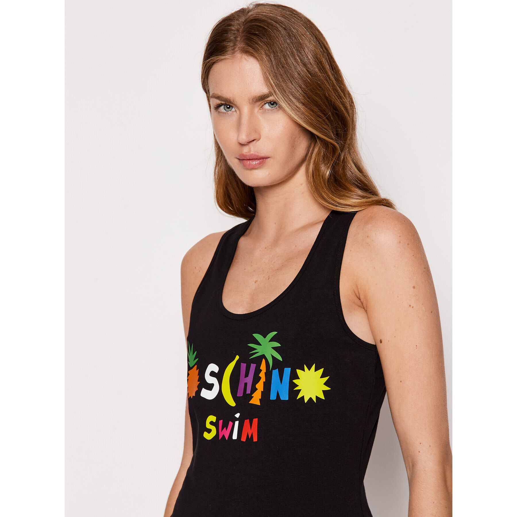 MOSCHINO Underwear & Swim Лятна рокля 6501 2123 Черен Regular Fit - Pepit.bg