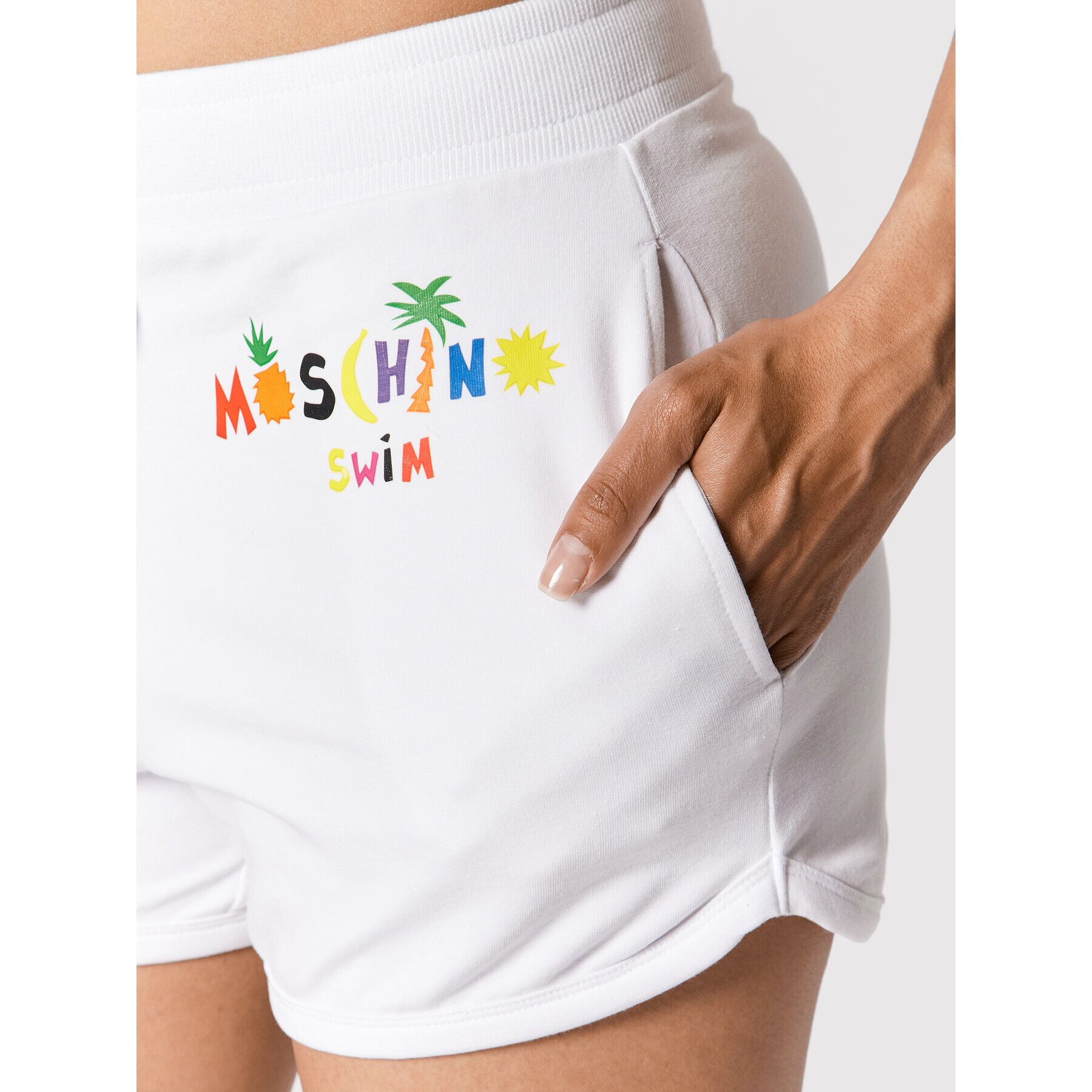 MOSCHINO Underwear & Swim Плажни шорти 6702 2120 Бял Regular Fit - Pepit.bg