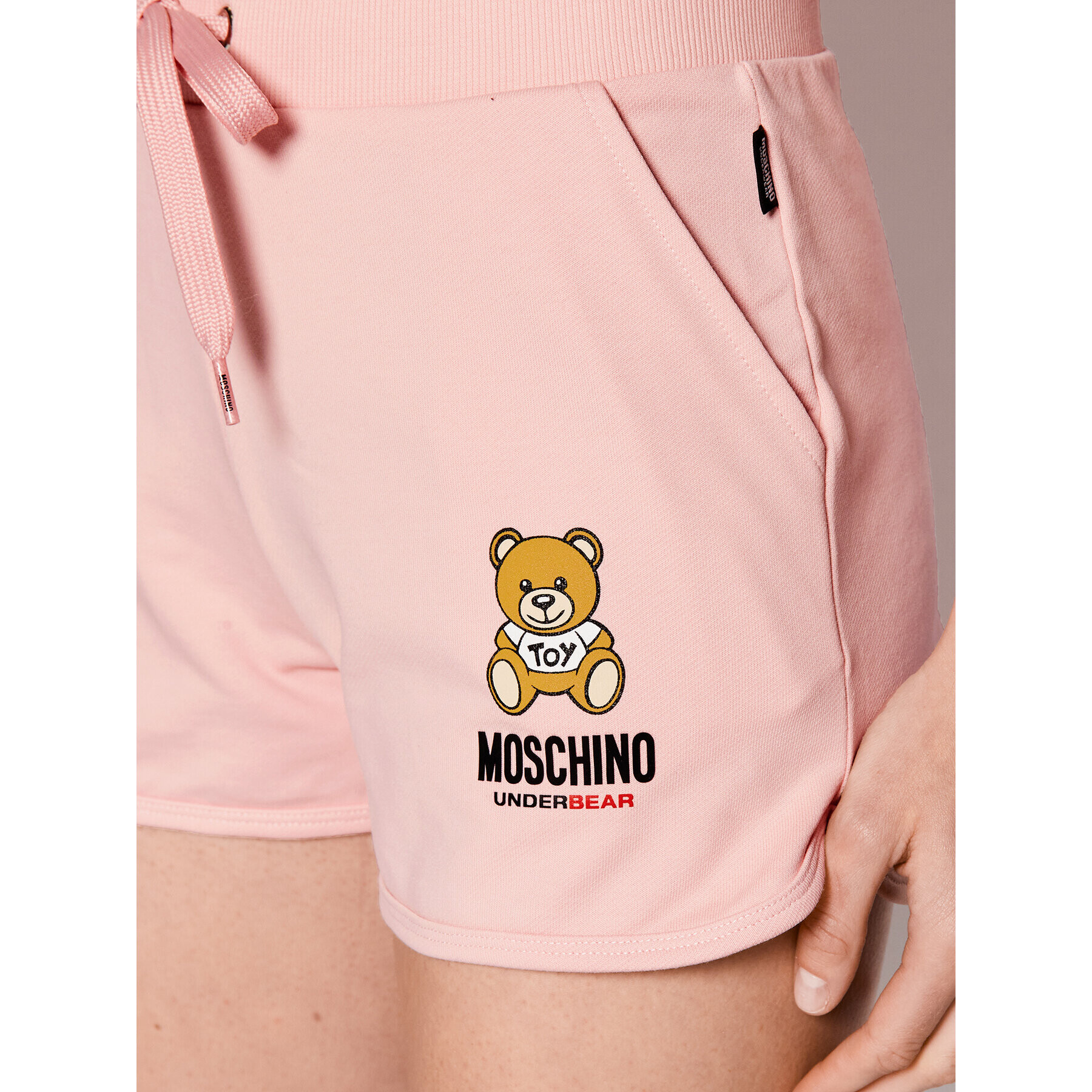 MOSCHINO Underwear & Swim Спортни шорти 4310 9002 Розов Regular Fit - Pepit.bg